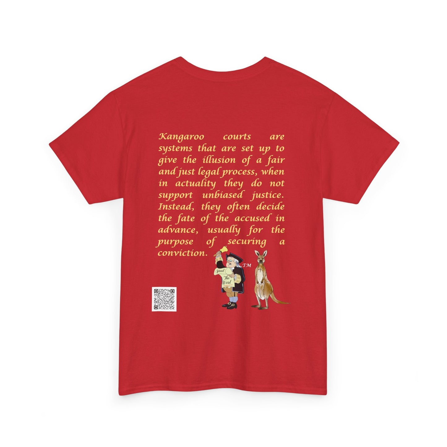 Kangaroo Court Unisex Heavy Cotton Tee
