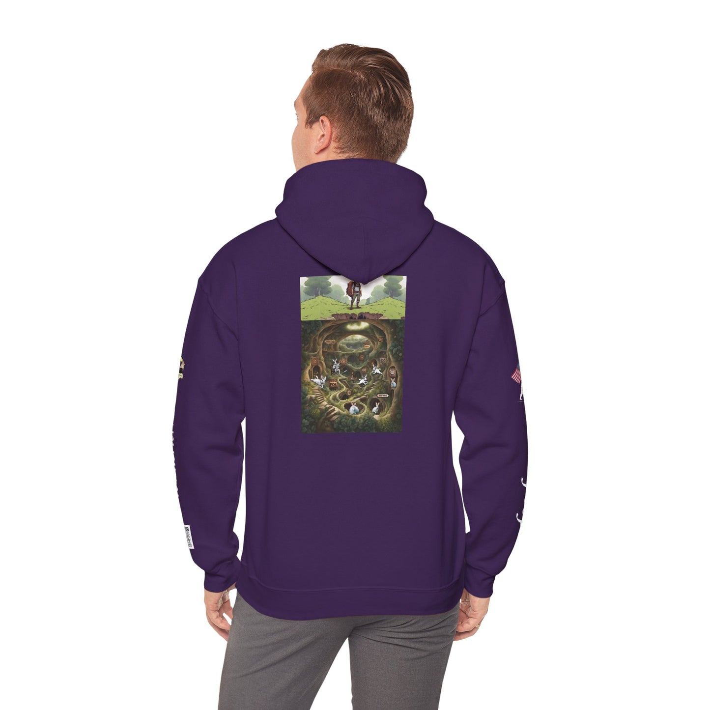 Pirate Bunny Unisex Heavy Blend™ Hooded Sweatshirt