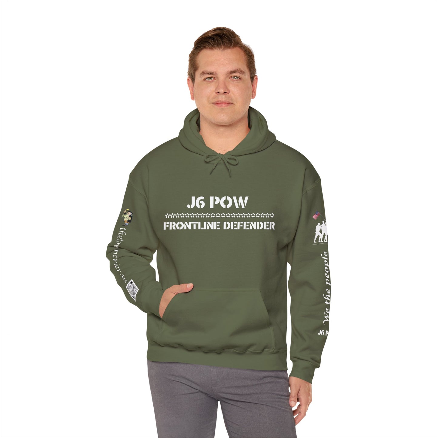 J6 POW of Unselect Unisex Heavy Blend™ Hooded Sweatshirt
