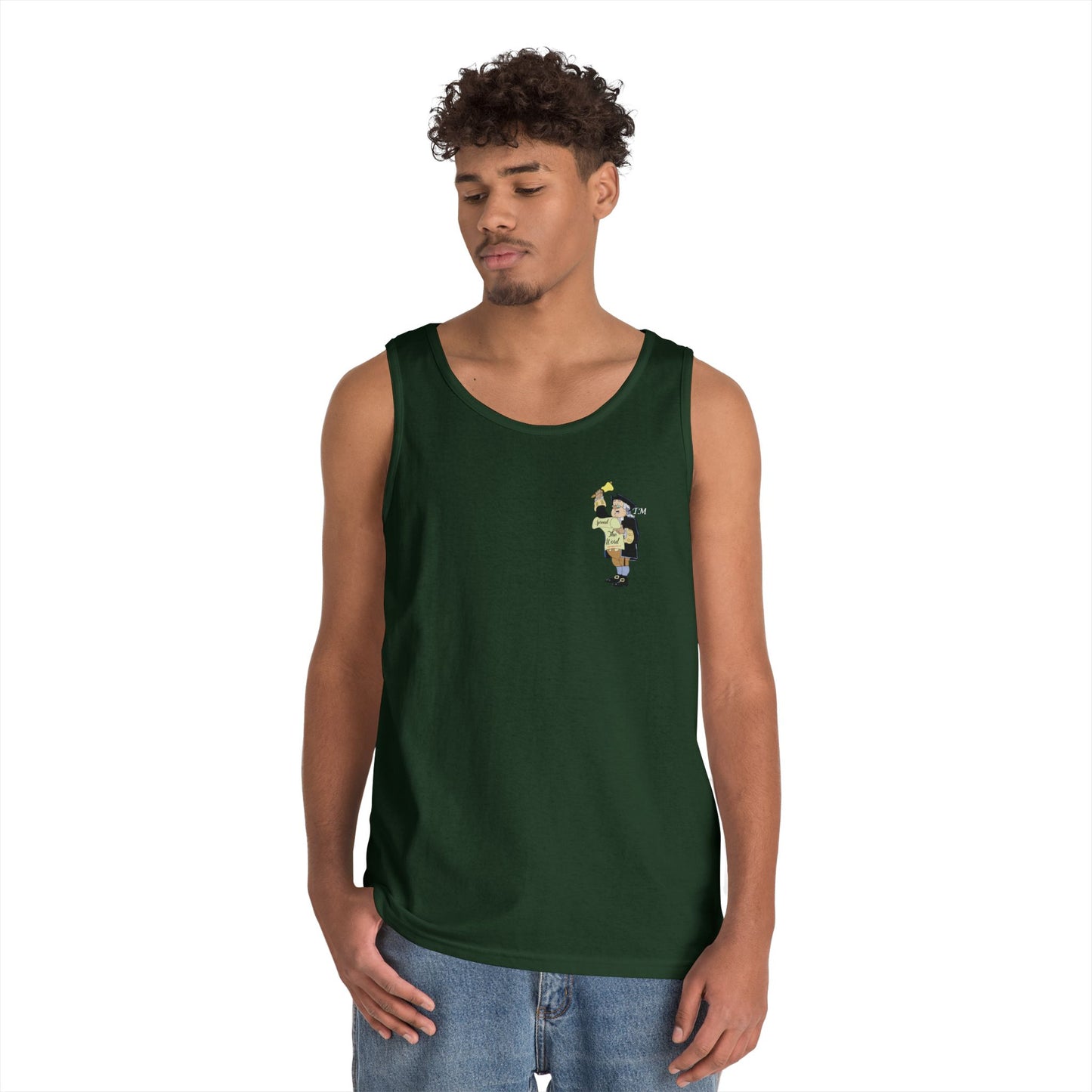 Game of DOGE Ball! Unisex Heavy Cotton Tank Top - Fun Graphic Tee for Summer Vibes