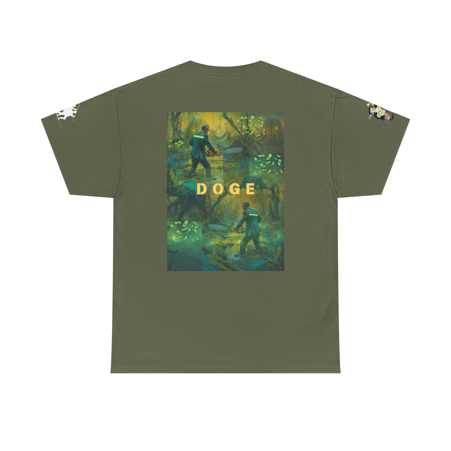 DOGE PANIC MONEY IN DC! Unisex Heavy Cotton Tee