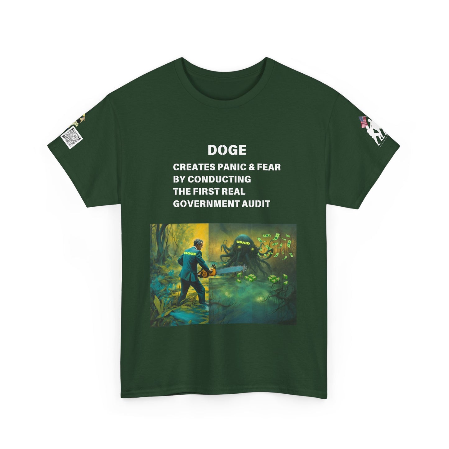 DOGE PANIC MONEY IN DC! Unisex Heavy Cotton Tee