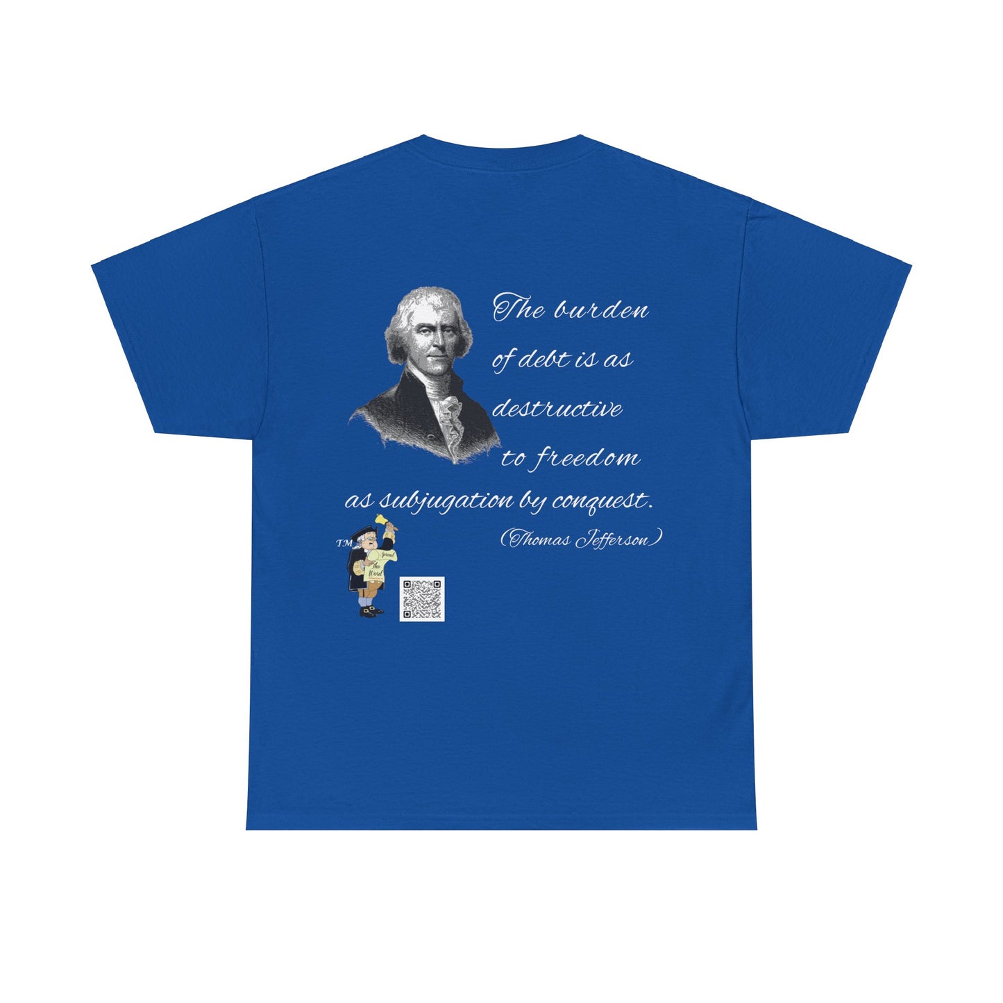 Thomas Jefferson Unisex Heavy Cotton Tee