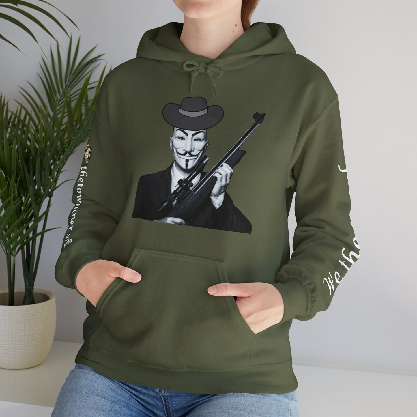 Guy Fawkes Hoodie Unisex Heavy Blend™ Hooded Sweatshirt