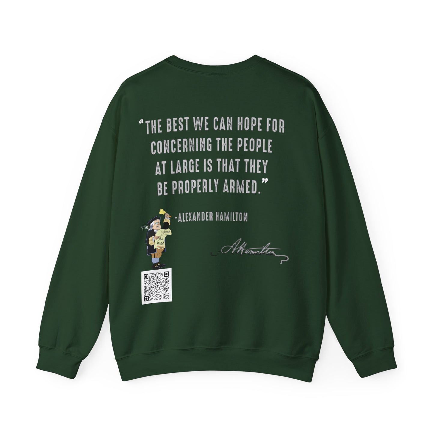 Alexander Hamilton Founding Father series, Unisex Heavy Blend™ Crewneck Sweatshirt