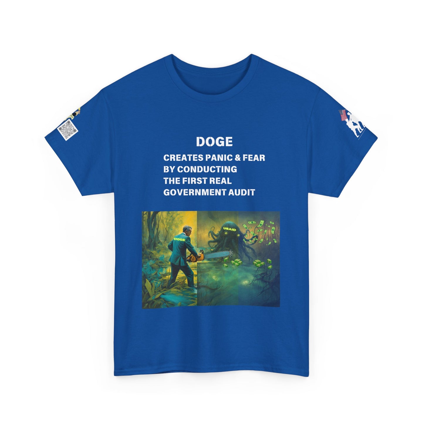 DOGE PANIC MONEY IN DC! Unisex Heavy Cotton Tee