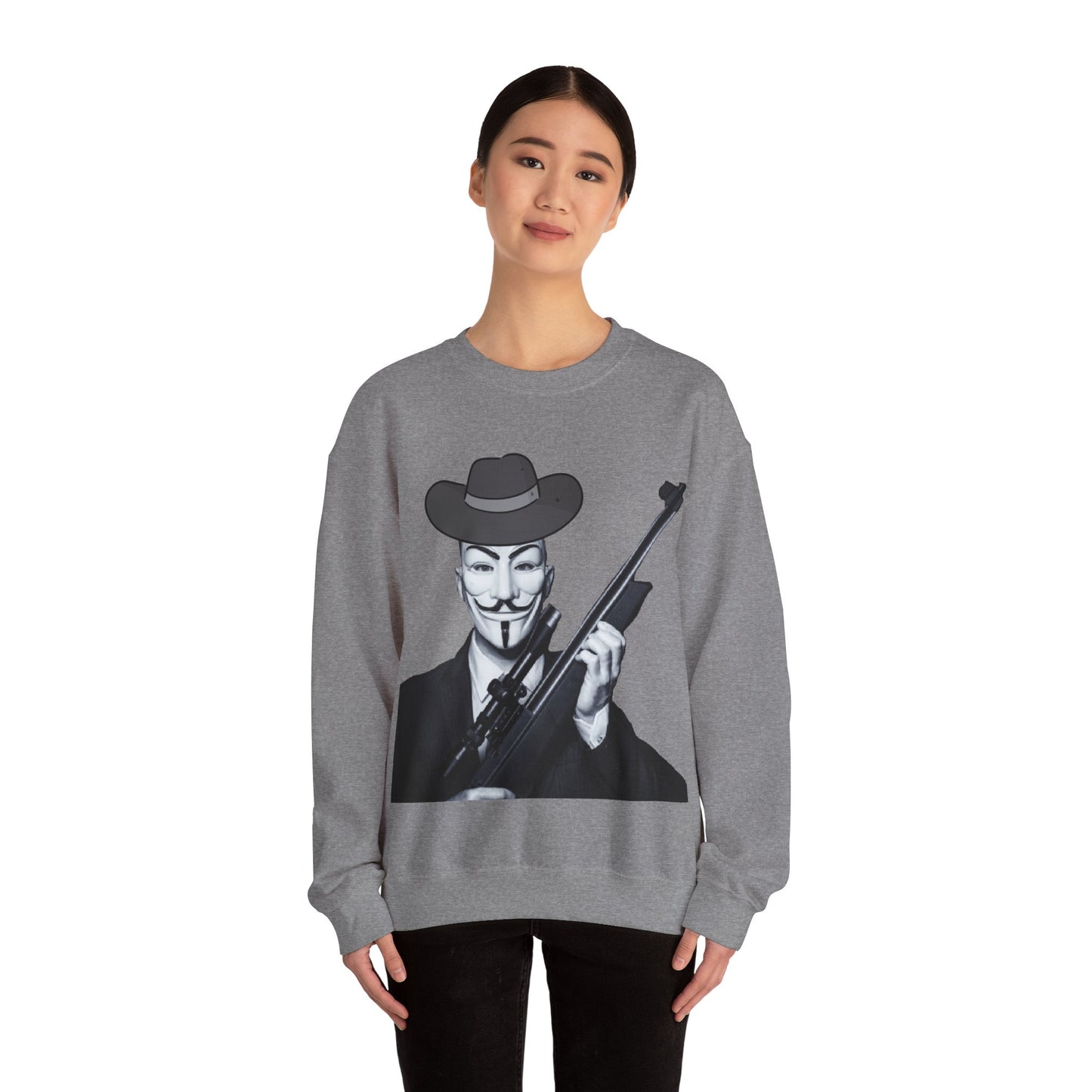 Guy Fawkes Unisex Heavy Blend™ Crewneck Sweatshirt