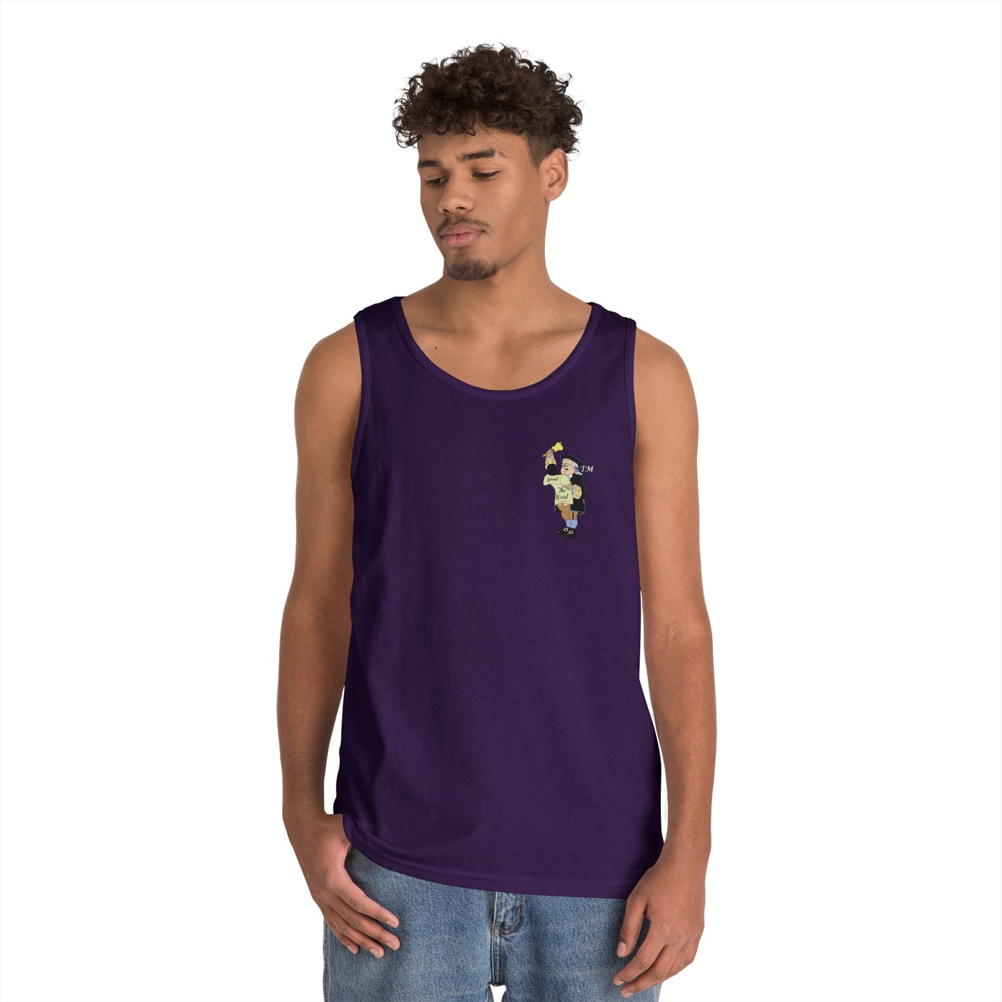 Game of DOGE Ball! Unisex Heavy Cotton Tank Top - Fun Graphic Tee for Summer Vibes