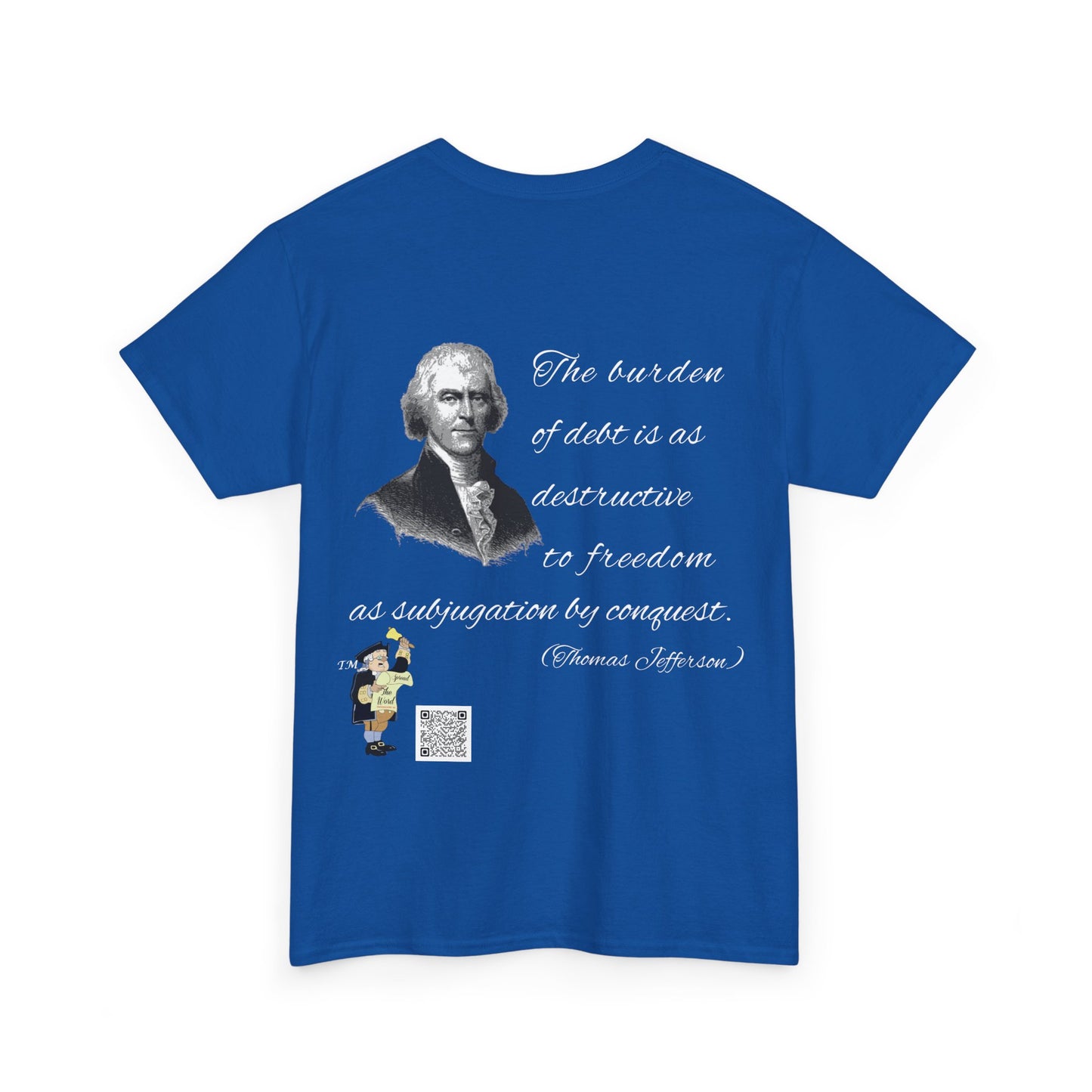Thomas Jefferson Unisex Heavy Cotton Tee