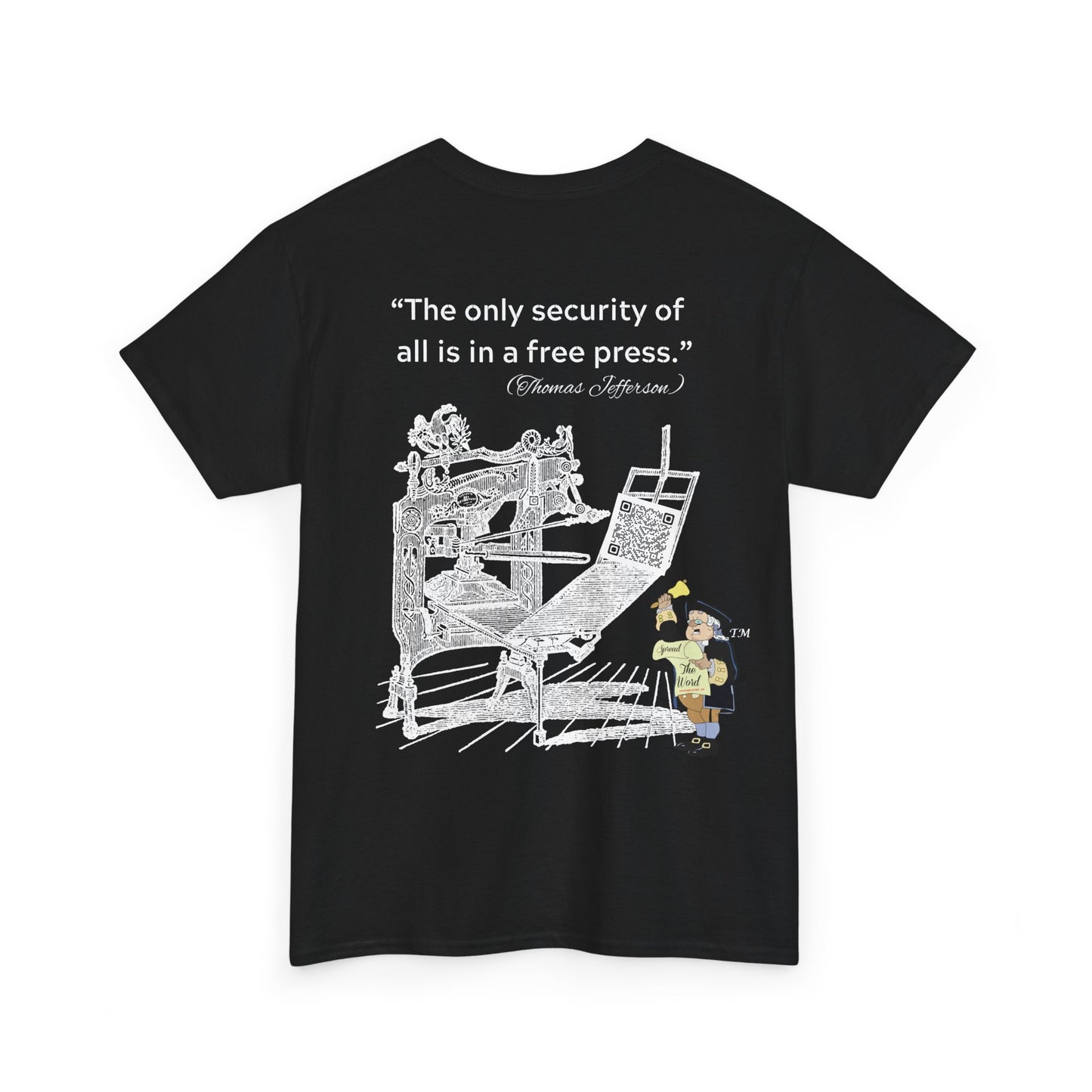 Freedom of Free Press Unisex Heavy Cotton Tee