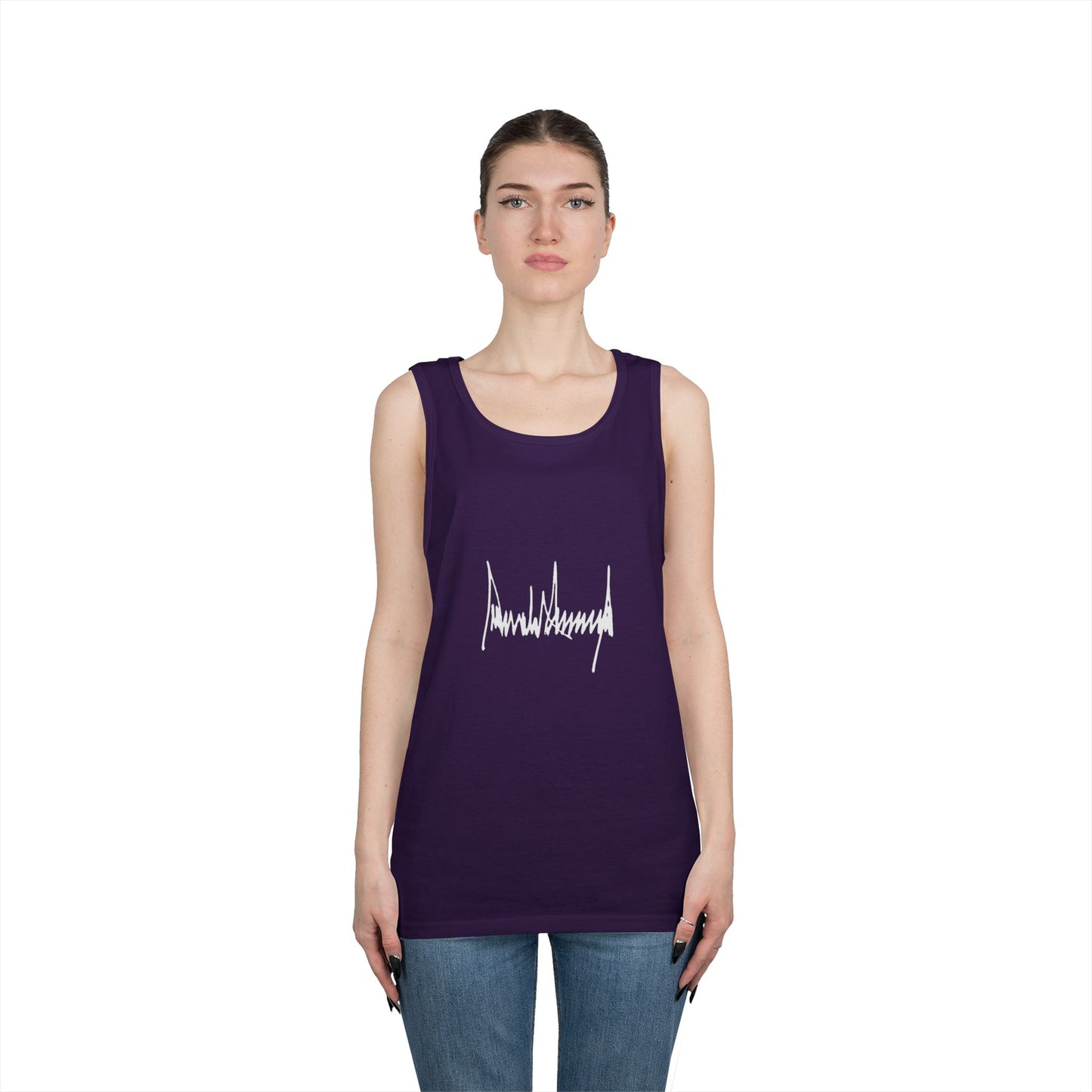 Coming for You! Unisex Heavy Cotton Tank Top - Bold Graphic Design for Statement Style
