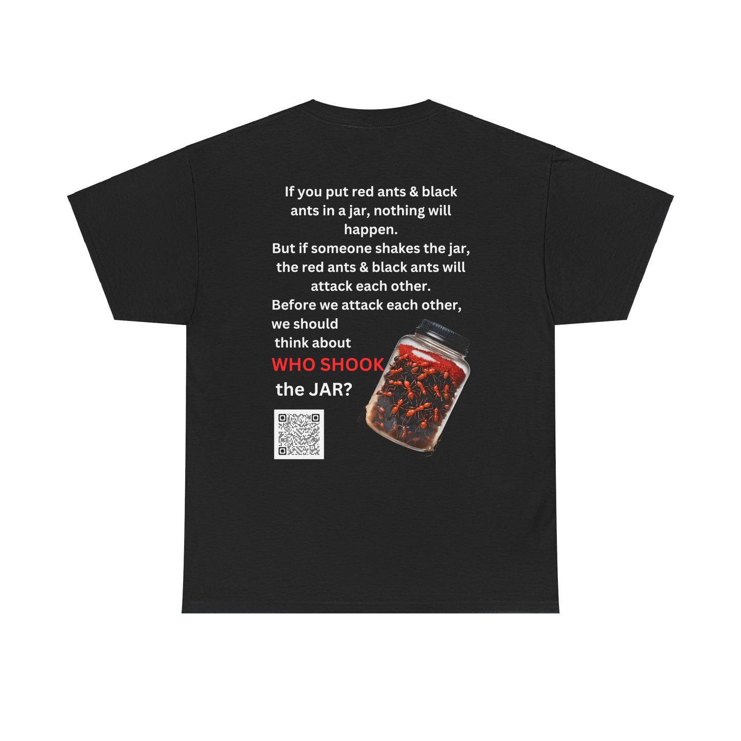 Who shook the Jar? Unisex Heavy Cotton Tee