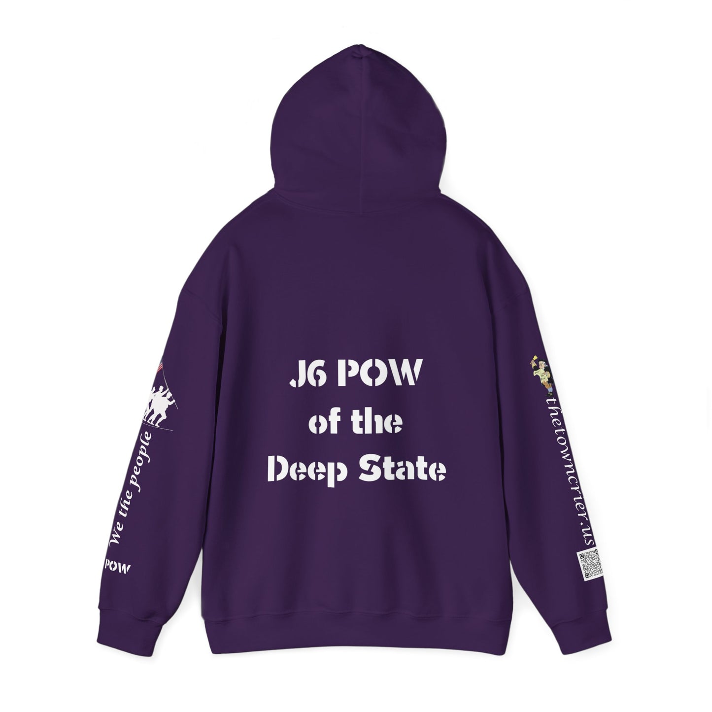 J6 POW of the Deep State! Unisex Heavy Blend™ Hooded Sweatshirt
