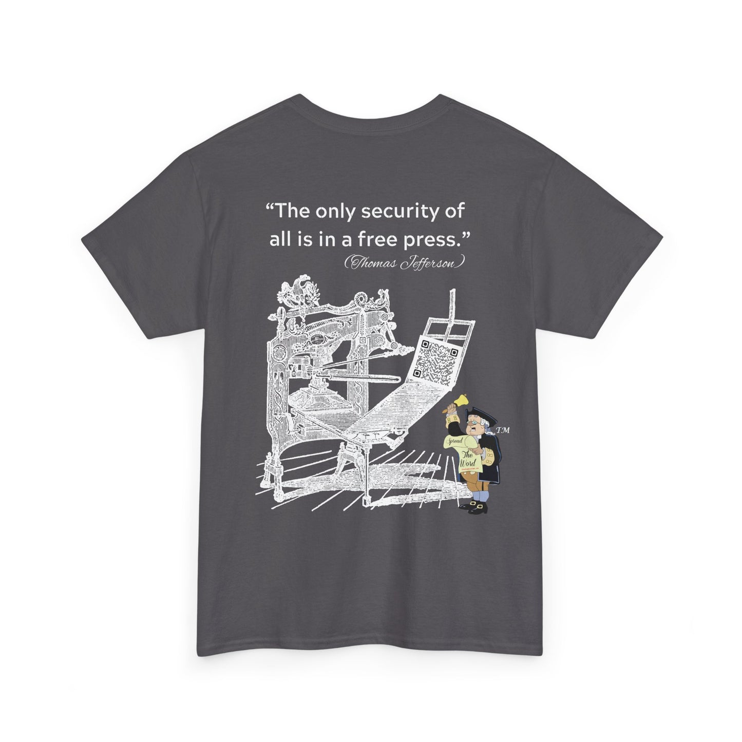 Freedom of Free Press Unisex Heavy Cotton Tee