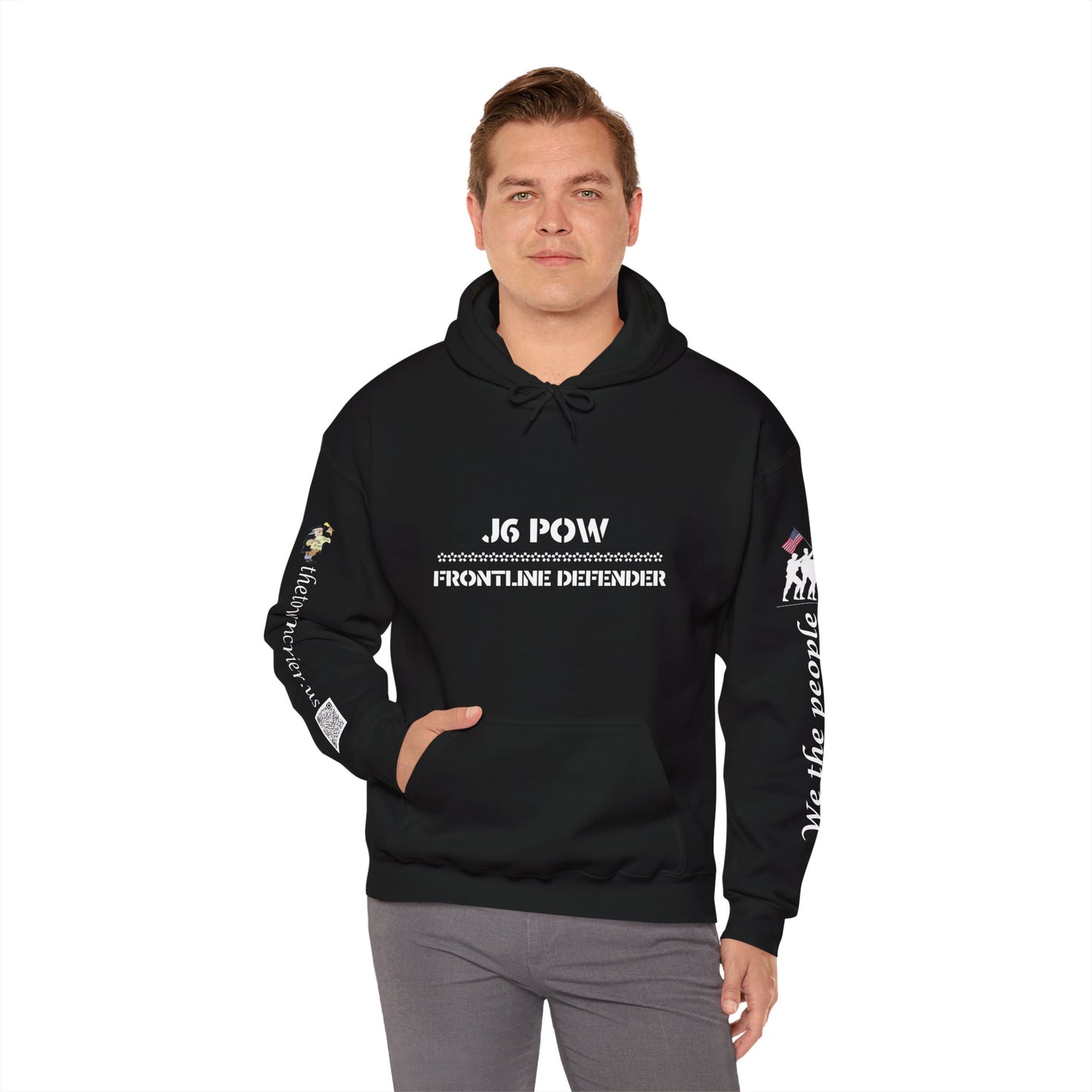 J6 POW DC. Unisex Heavy Blend™ Hooded Sweatshirt