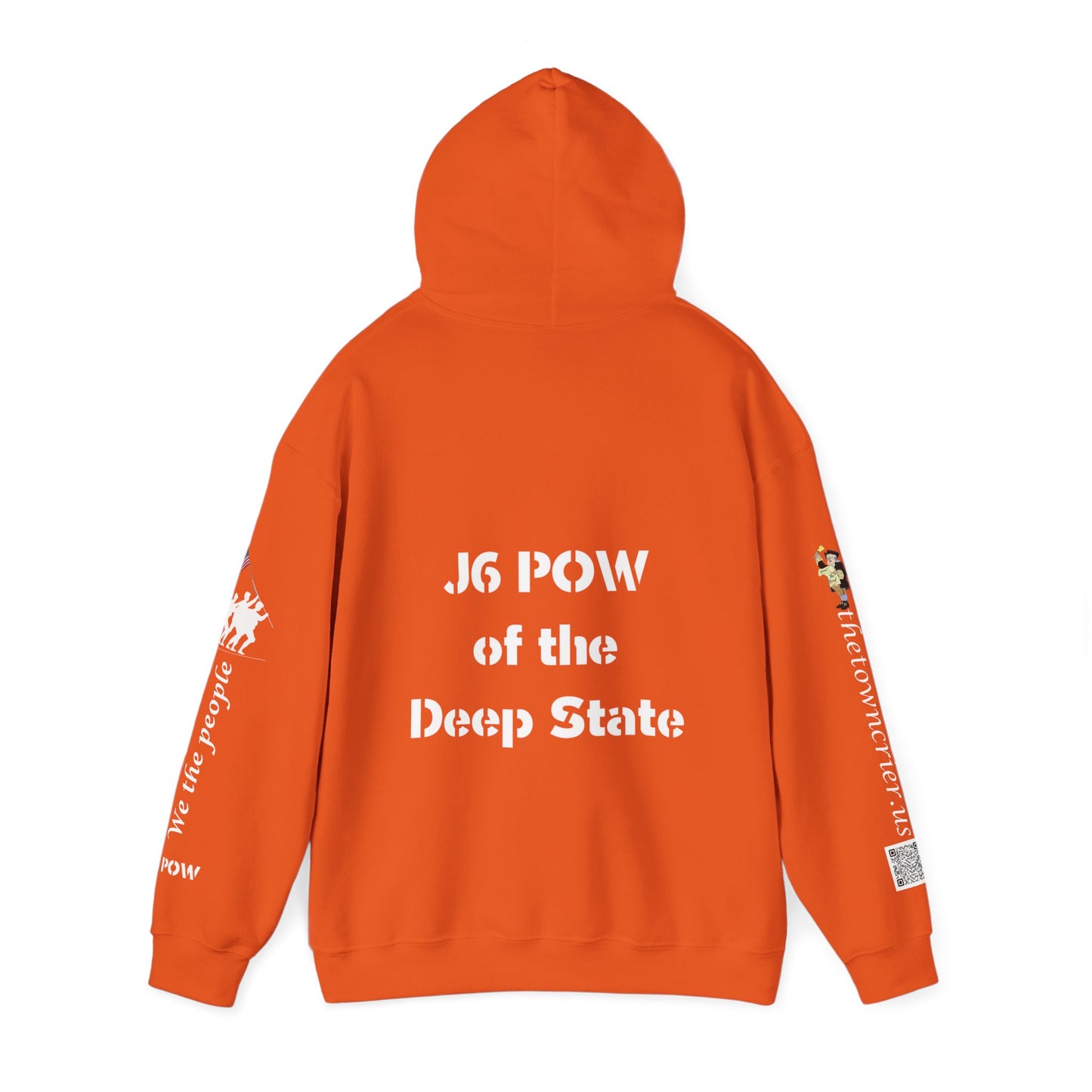 J6 POW of the Deep State! Unisex Heavy Blend™ Hooded Sweatshirt