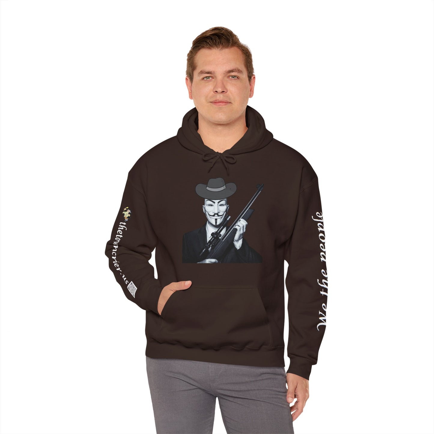 Guy Fawkes Hoodie Unisex Heavy Blend™ Hooded Sweatshirt