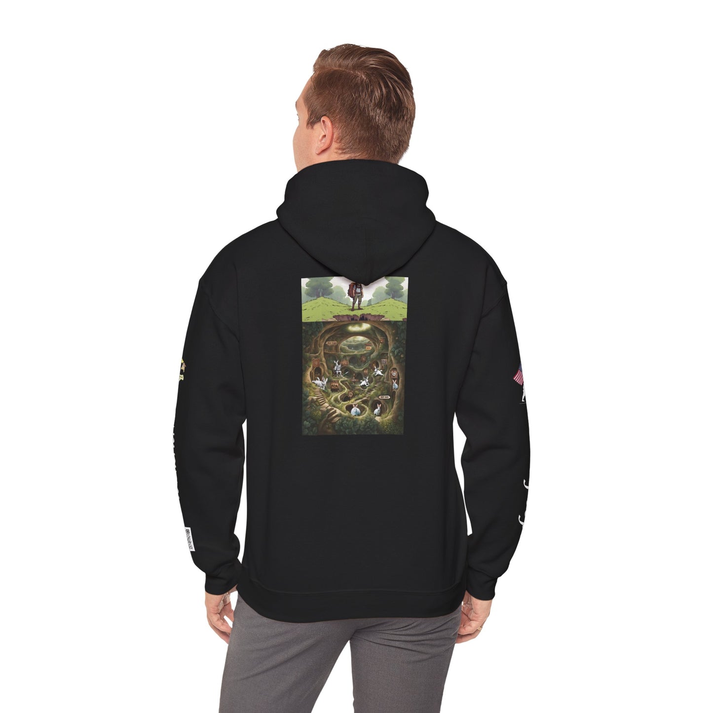 Pirate Bunny Unisex Heavy Blend™ Hooded Sweatshirt