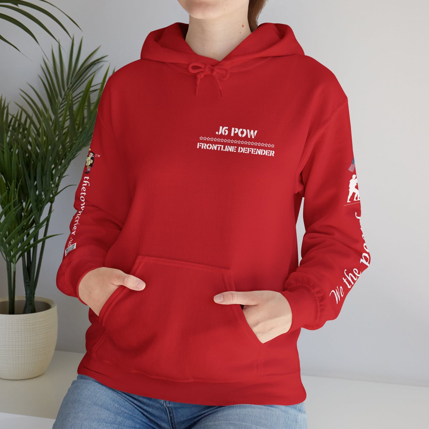 J6 POW Unisex Heavy Blend™ Hooded Sweatshirt