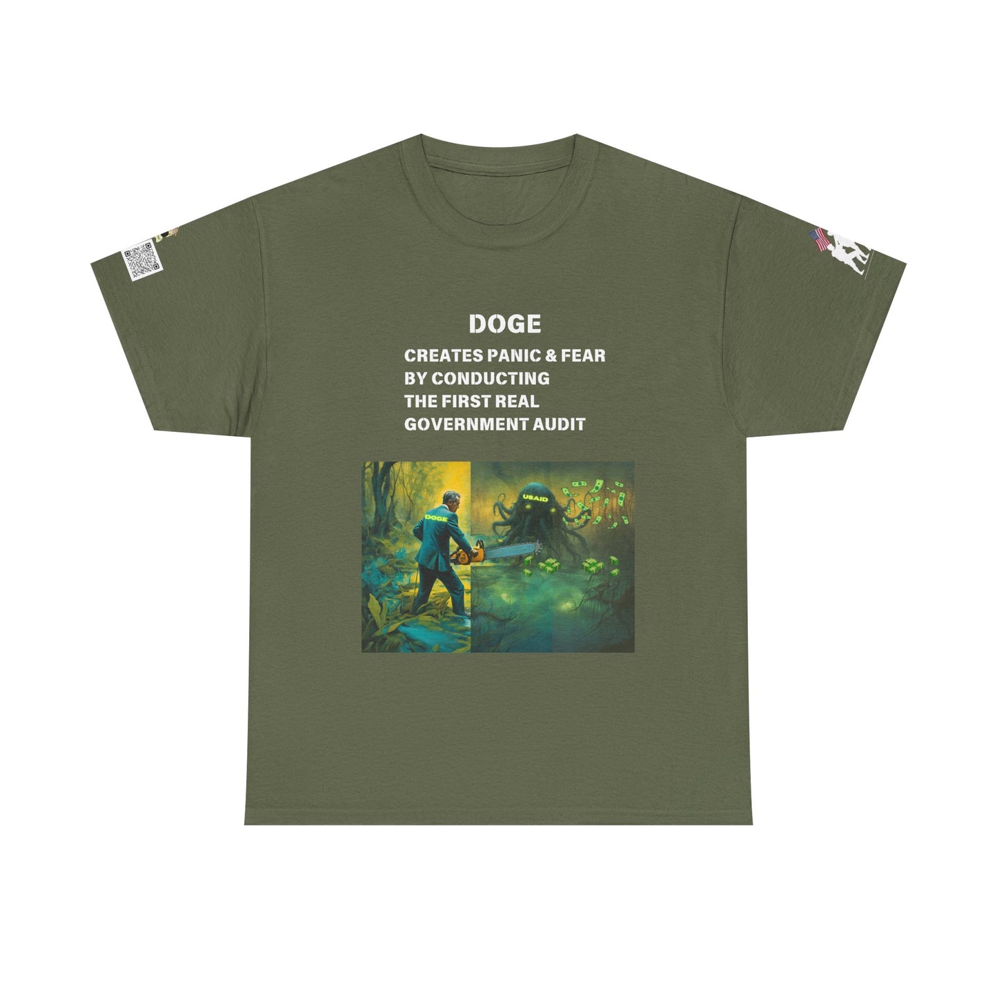 DOGE PANIC MONEY IN DC! Unisex Heavy Cotton Tee
