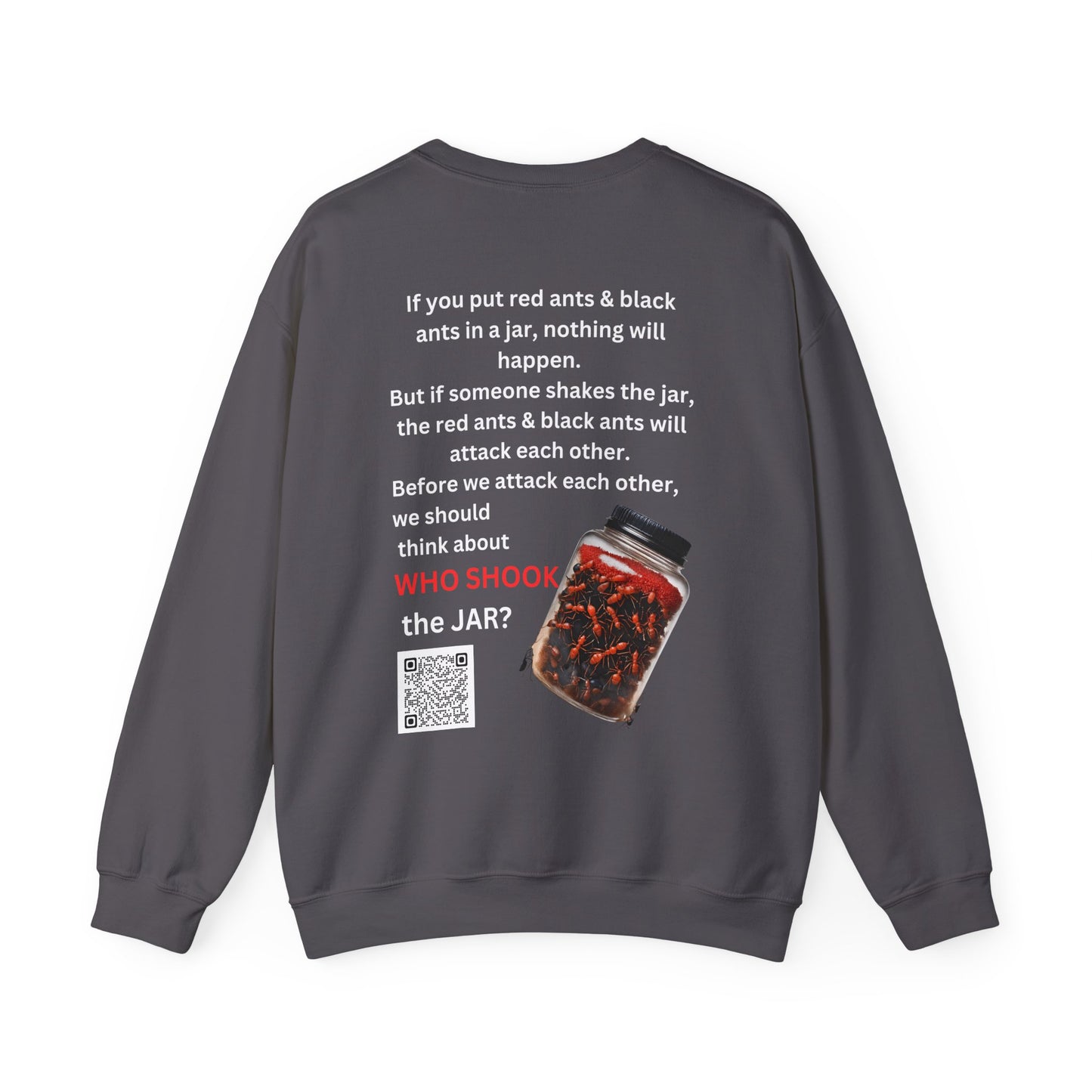Who Shook the Jar? Unisex Heavy Blend™ Crewneck Sweatshirt