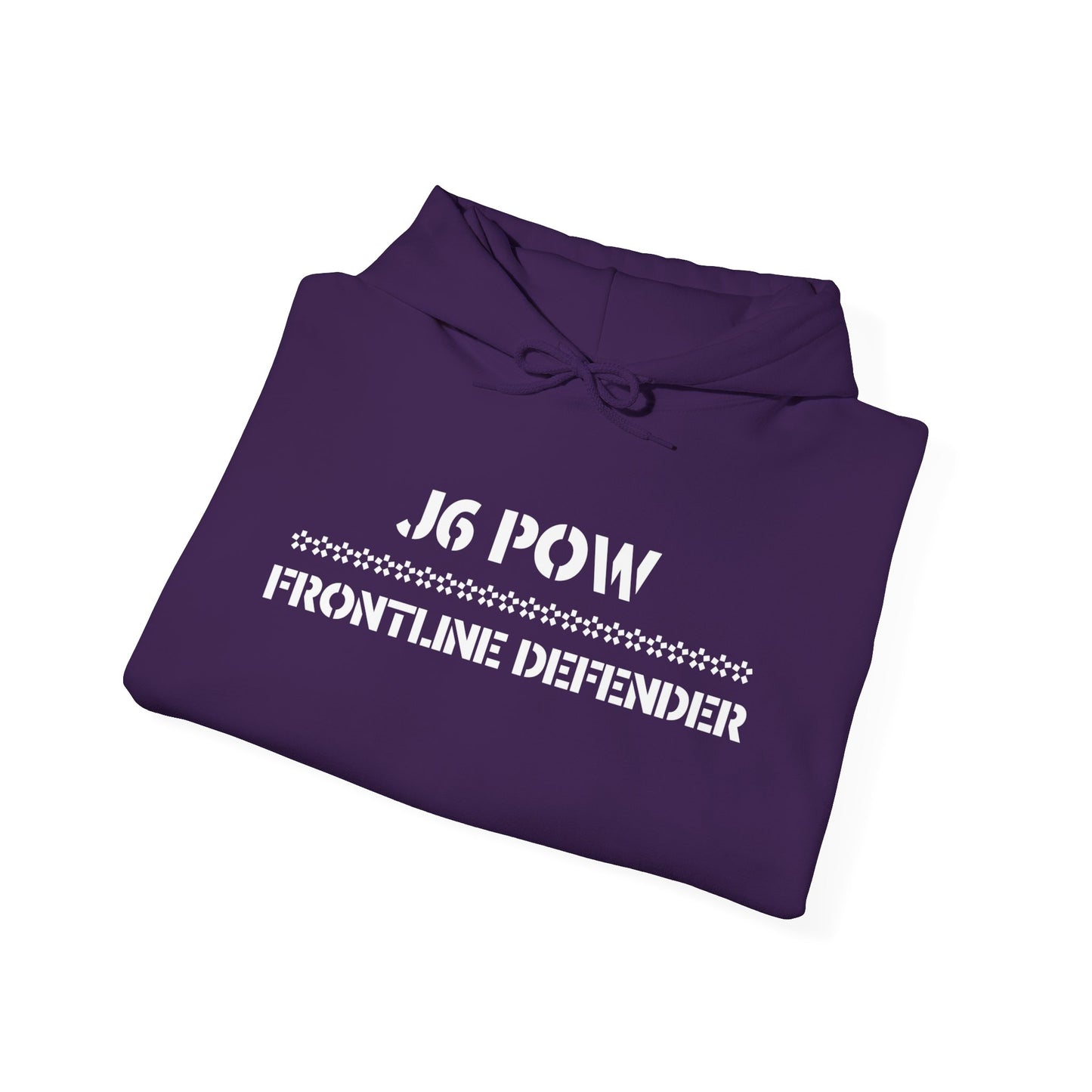 J6 POW of the Deep State! Unisex Heavy Blend™ Hooded Sweatshirt