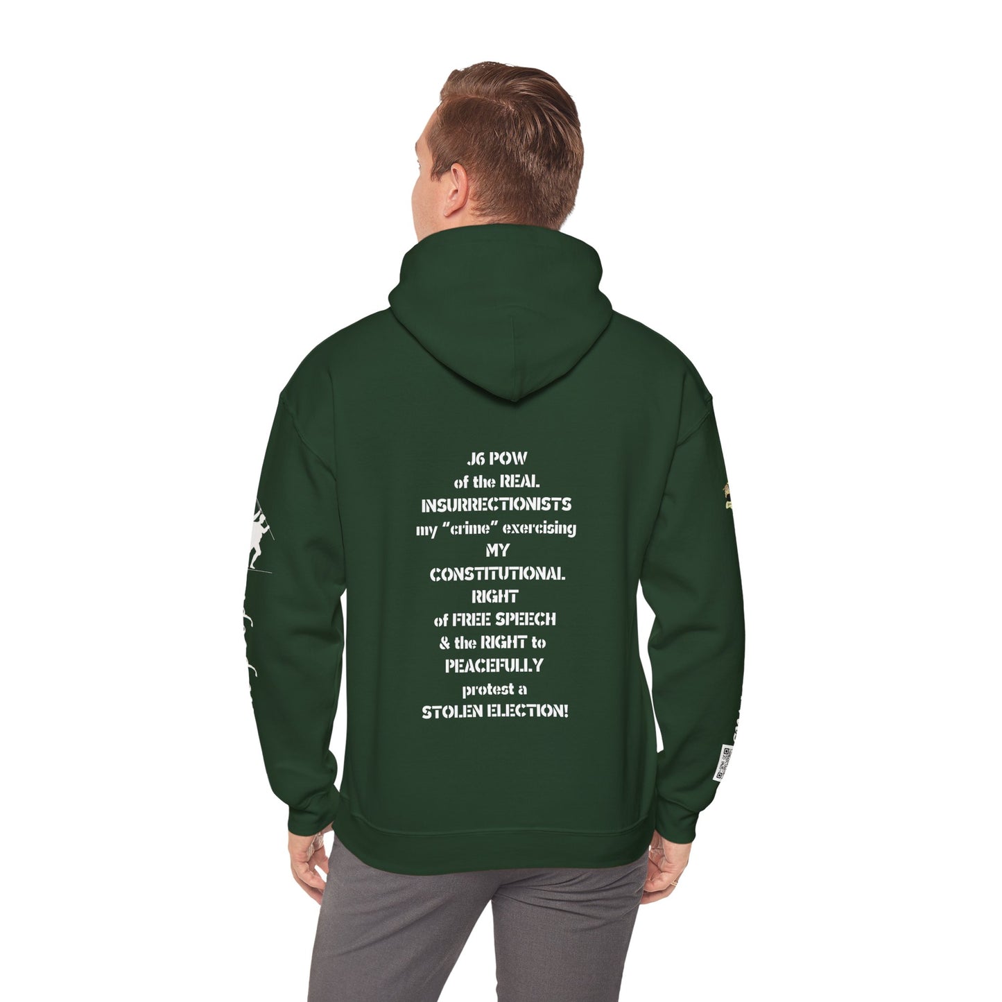J6 POW Unisex Heavy Blend™ Hooded Sweatshirt