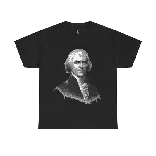 Thomas Jefferson Unisex Heavy Cotton Tee