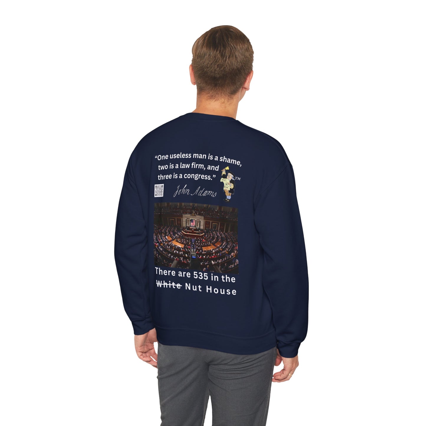 John Adams Unisex Heavy Blend™ Crewneck Sweatshirt