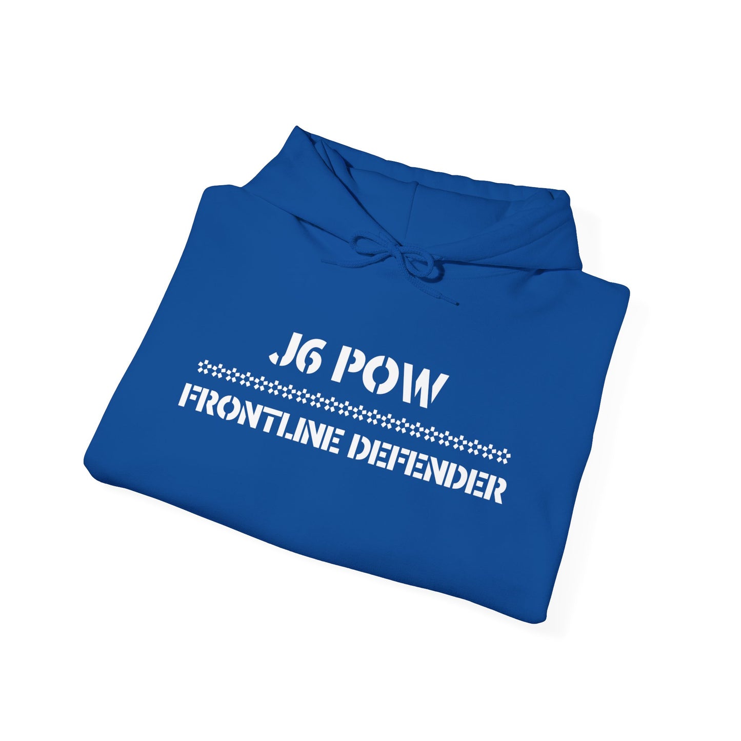 J6 POW of the Deep State! Unisex Heavy Blend™ Hooded Sweatshirt