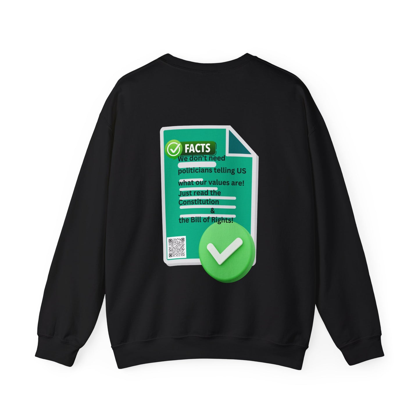 Fact check this! Unisex Heavy Blend™ Crewneck Sweatshirt