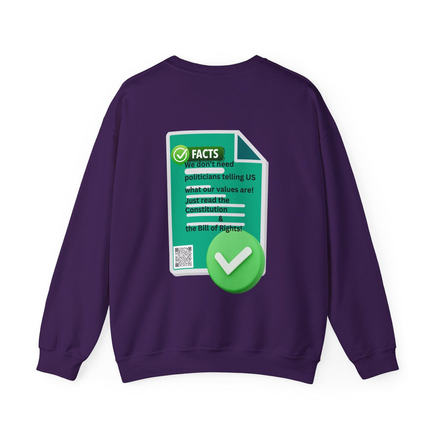 Fact check this! Unisex Heavy Blend™ Crewneck Sweatshirt
