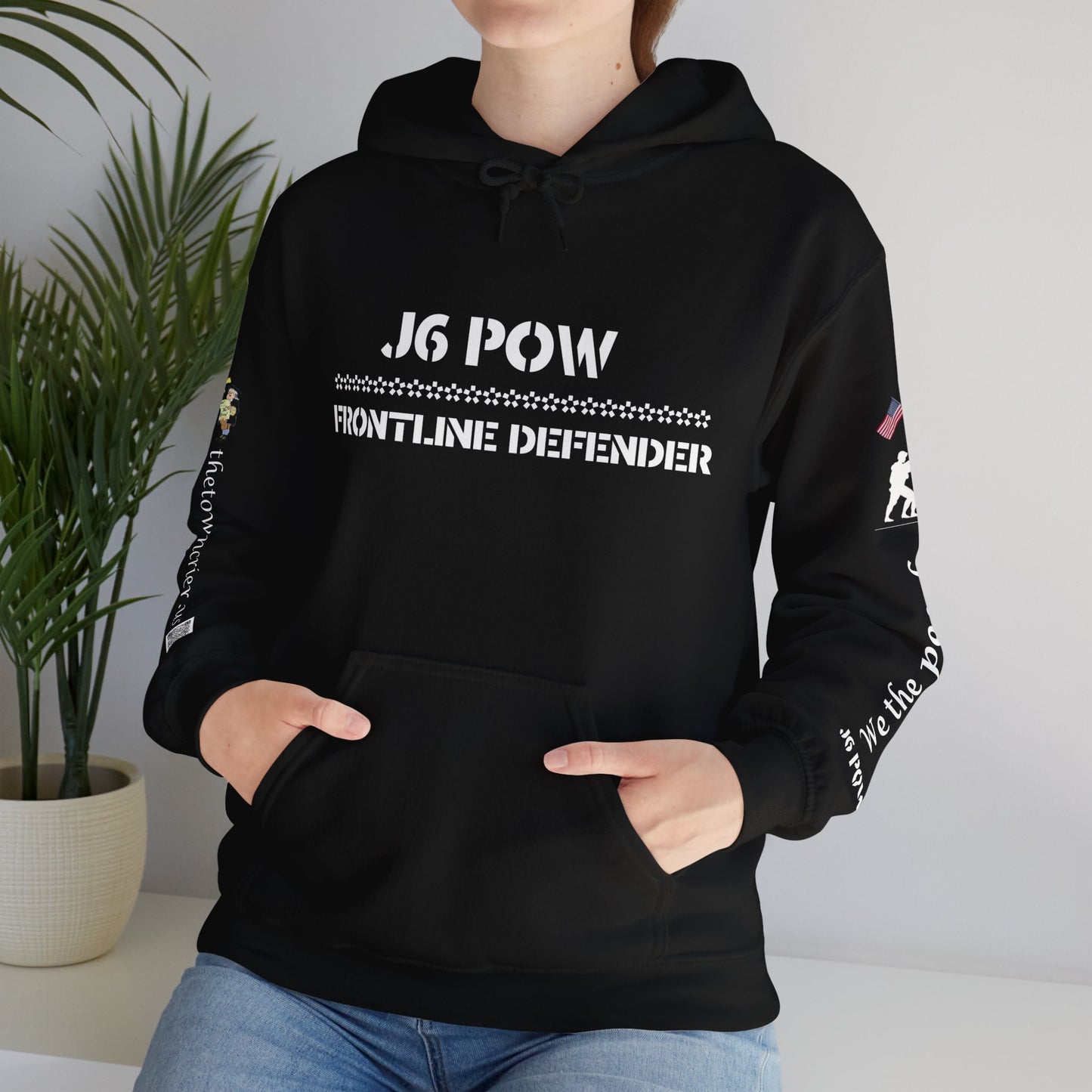 J6 POW of Unselect Unisex Heavy Blend™ Hooded Sweatshirt