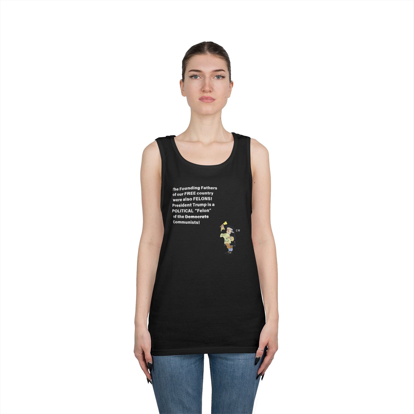 Founding Felons Tank Top - Unisex Heavy Cotton Style