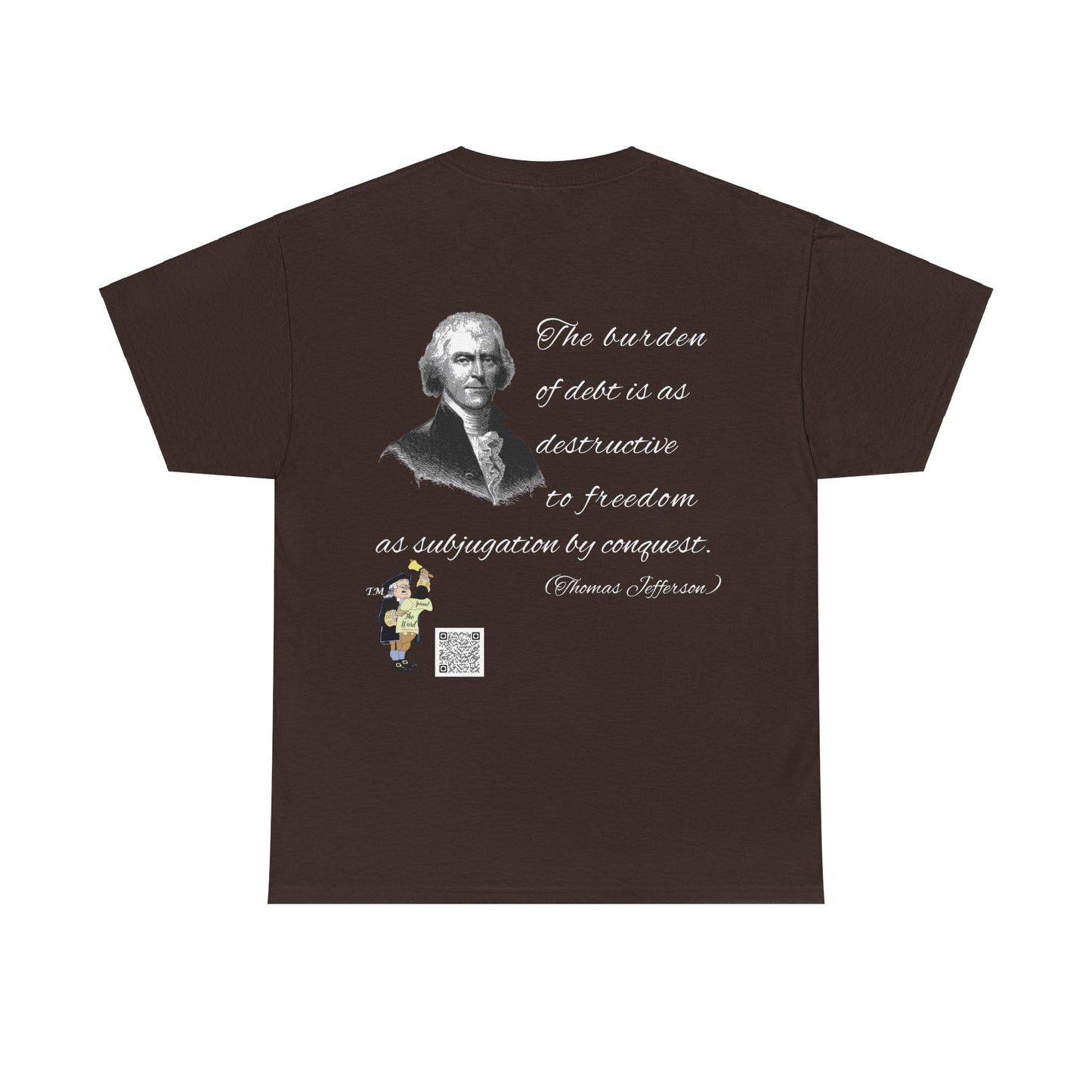 Thomas Jefferson Unisex Heavy Cotton Tee