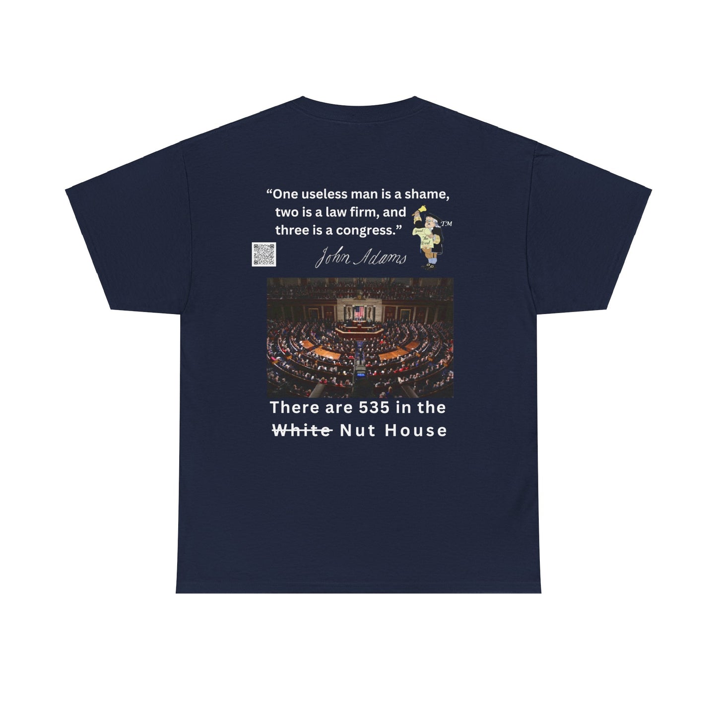 John Adams Unisex Heavy Cotton Tee