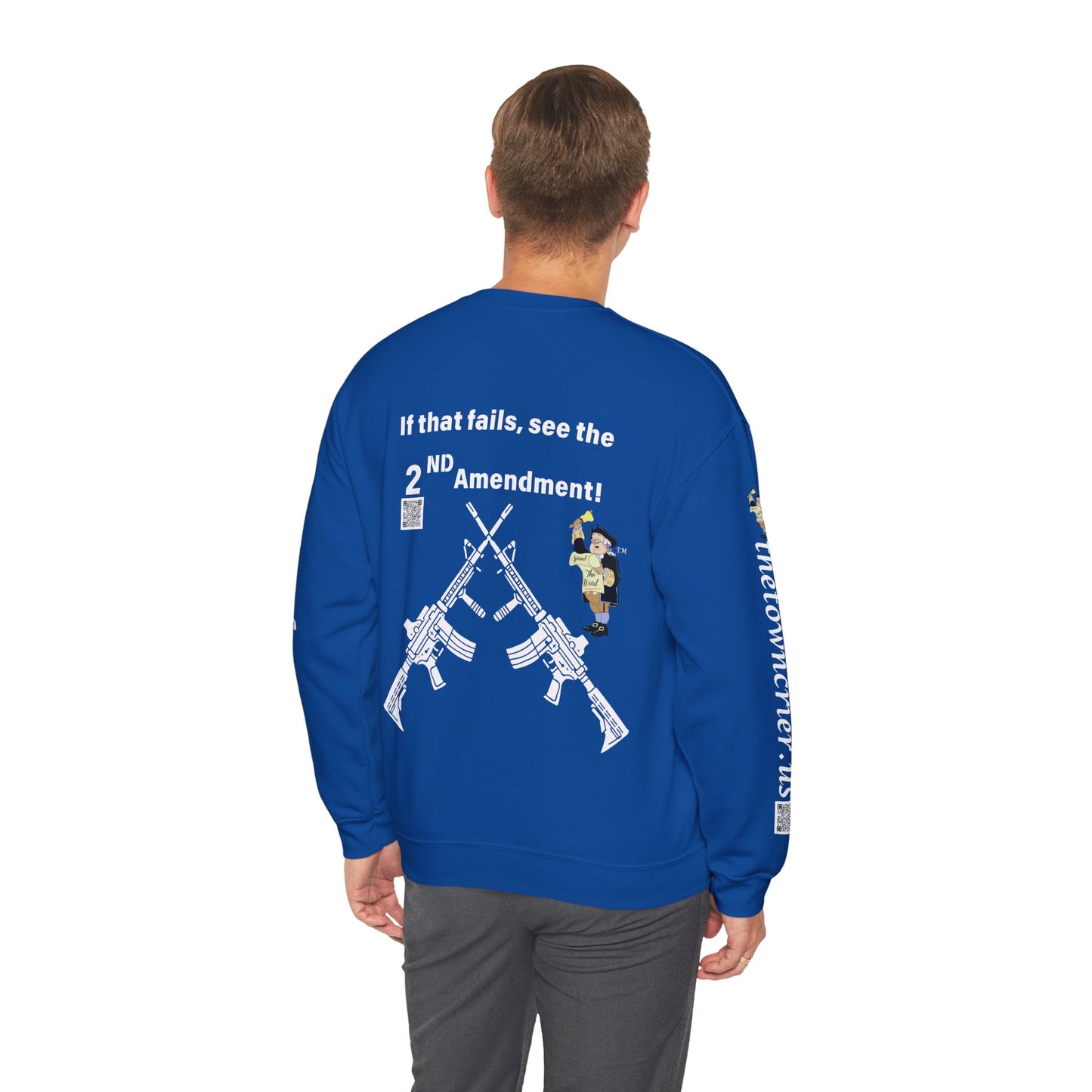 Felon for President! Unisex Heavy Blend™ Crewneck Sweatshirt