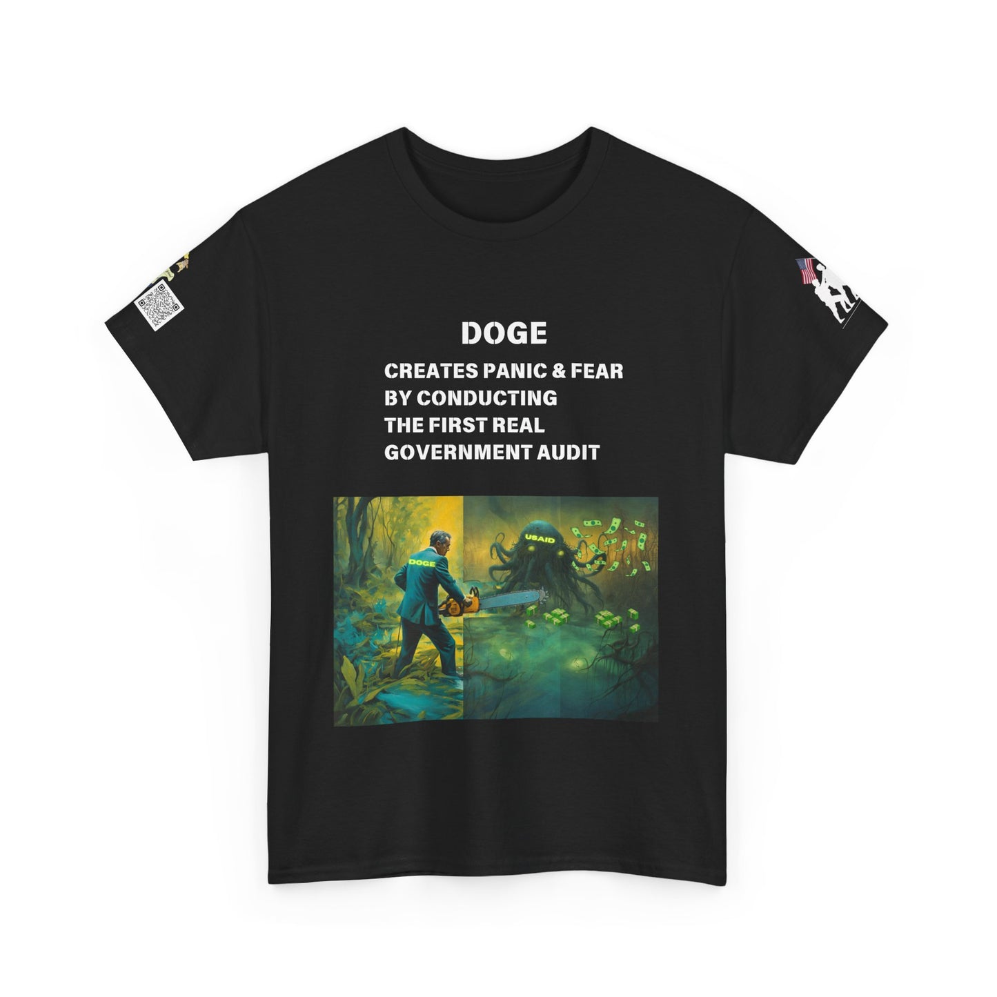 DOGE PANIC MONEY IN DC! Unisex Heavy Cotton Tee