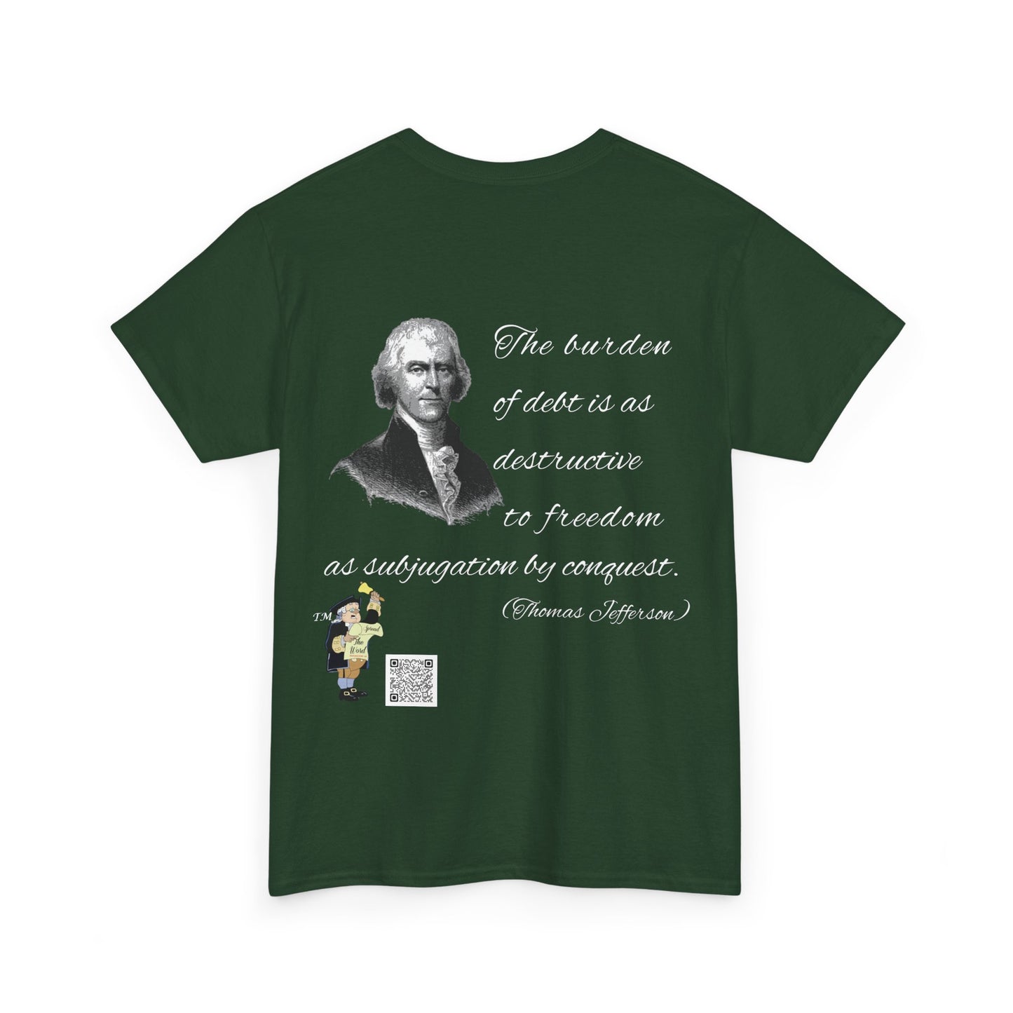 Thomas Jefferson Unisex Heavy Cotton Tee