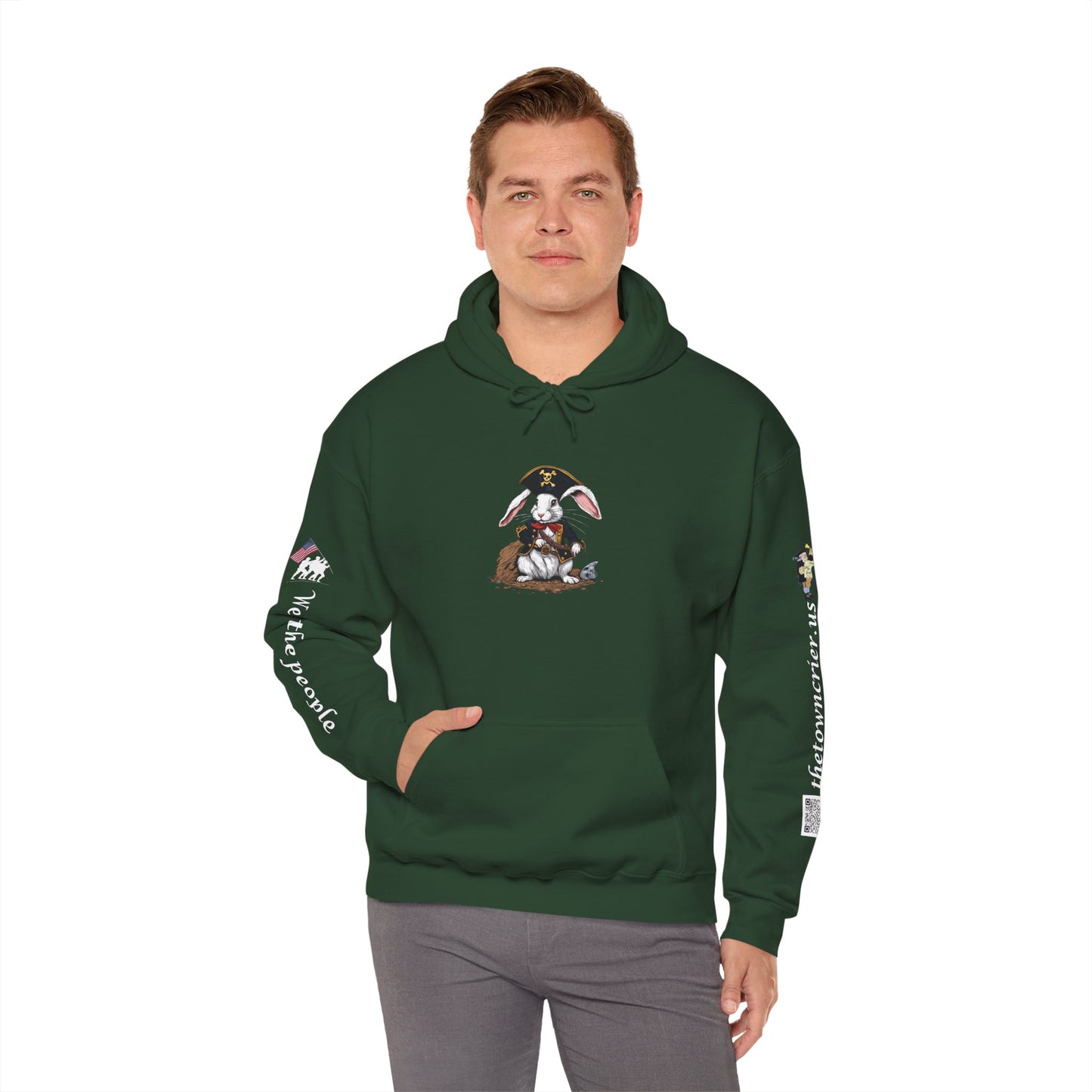 Pirate Bunny Unisex Heavy Blend™ Hooded Sweatshirt