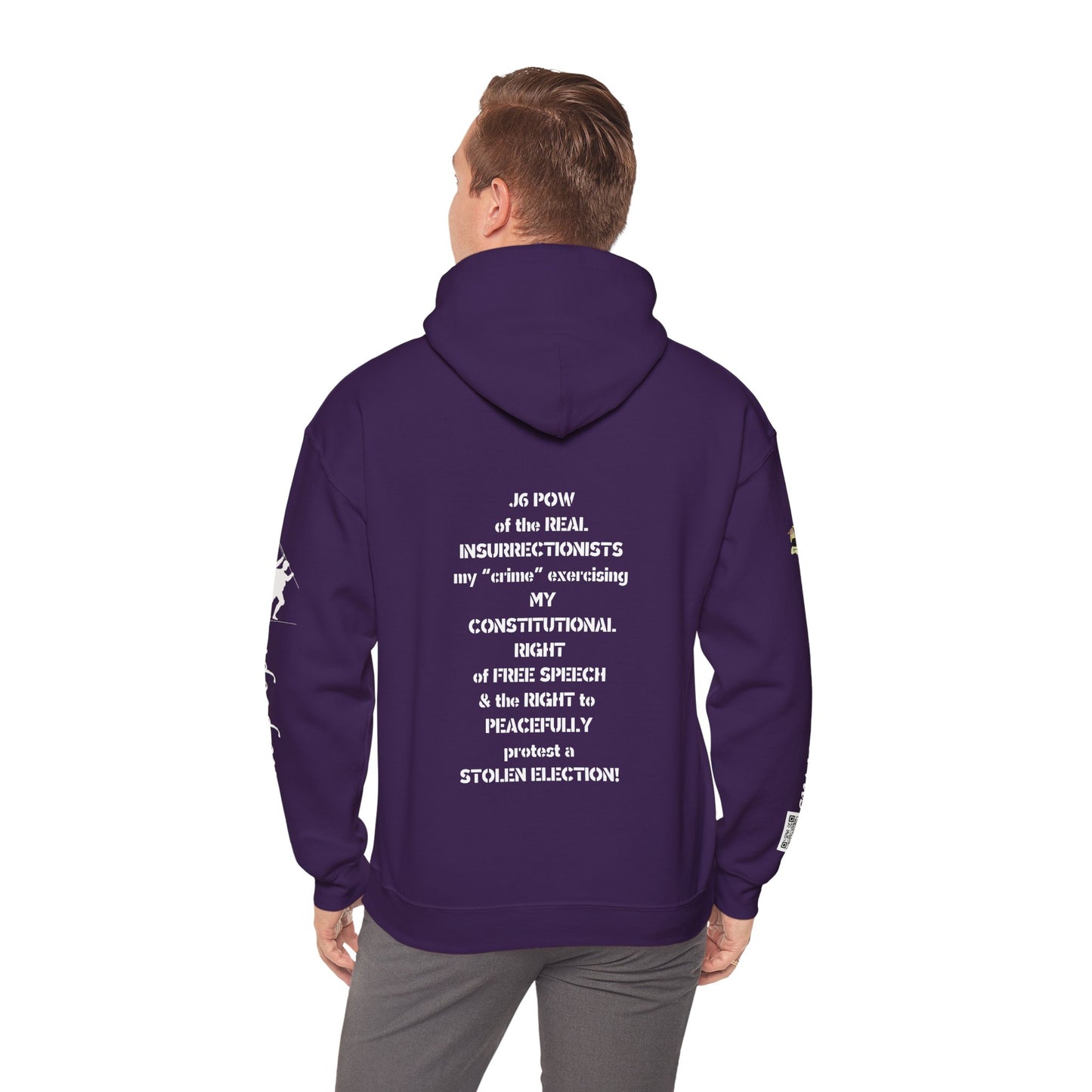 J6 POW Unisex Heavy Blend™ Hooded Sweatshirt