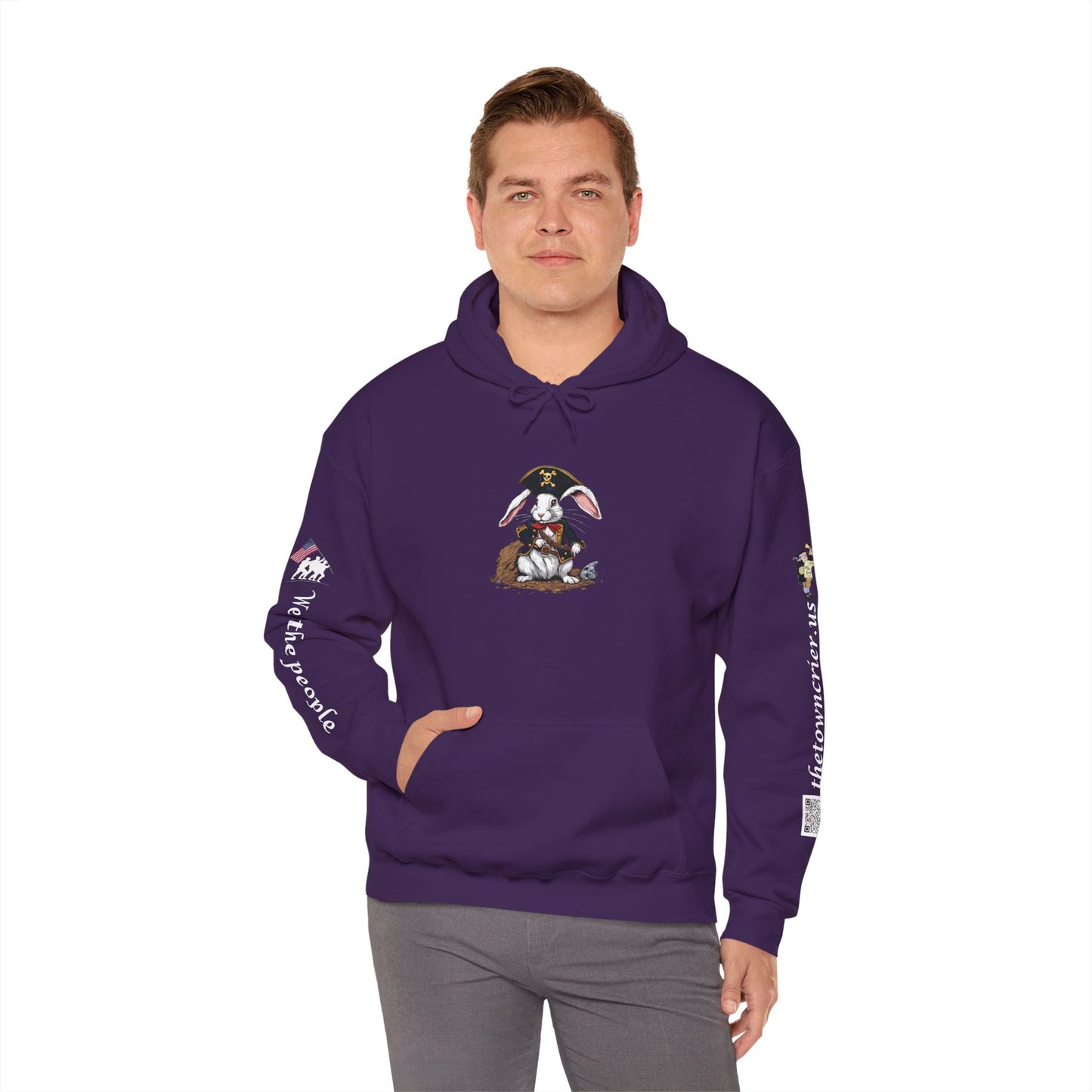 Pirate Bunny Unisex Heavy Blend™ Hooded Sweatshirt