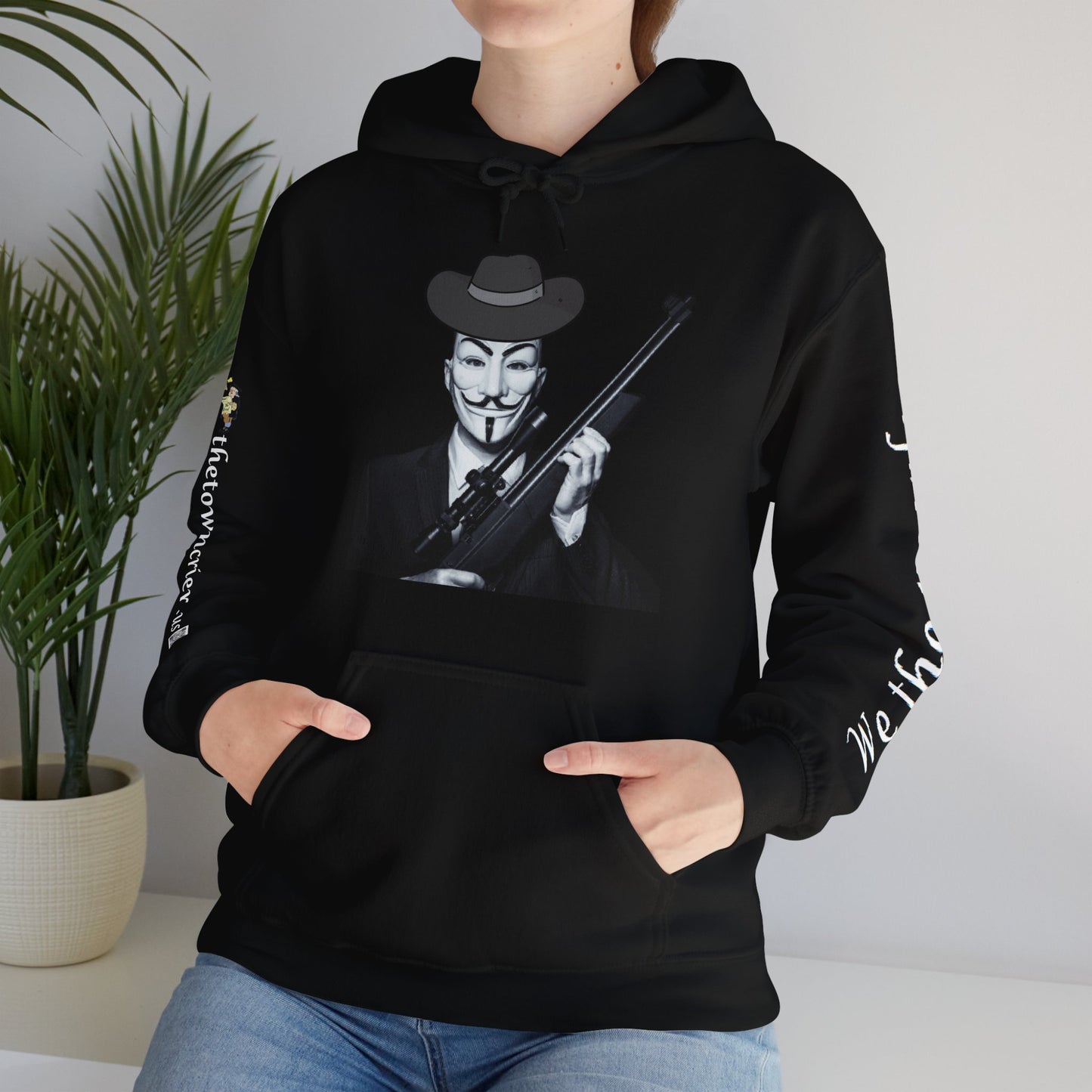 Guy Fawkes Hoodie Unisex Heavy Blend™ Hooded Sweatshirt