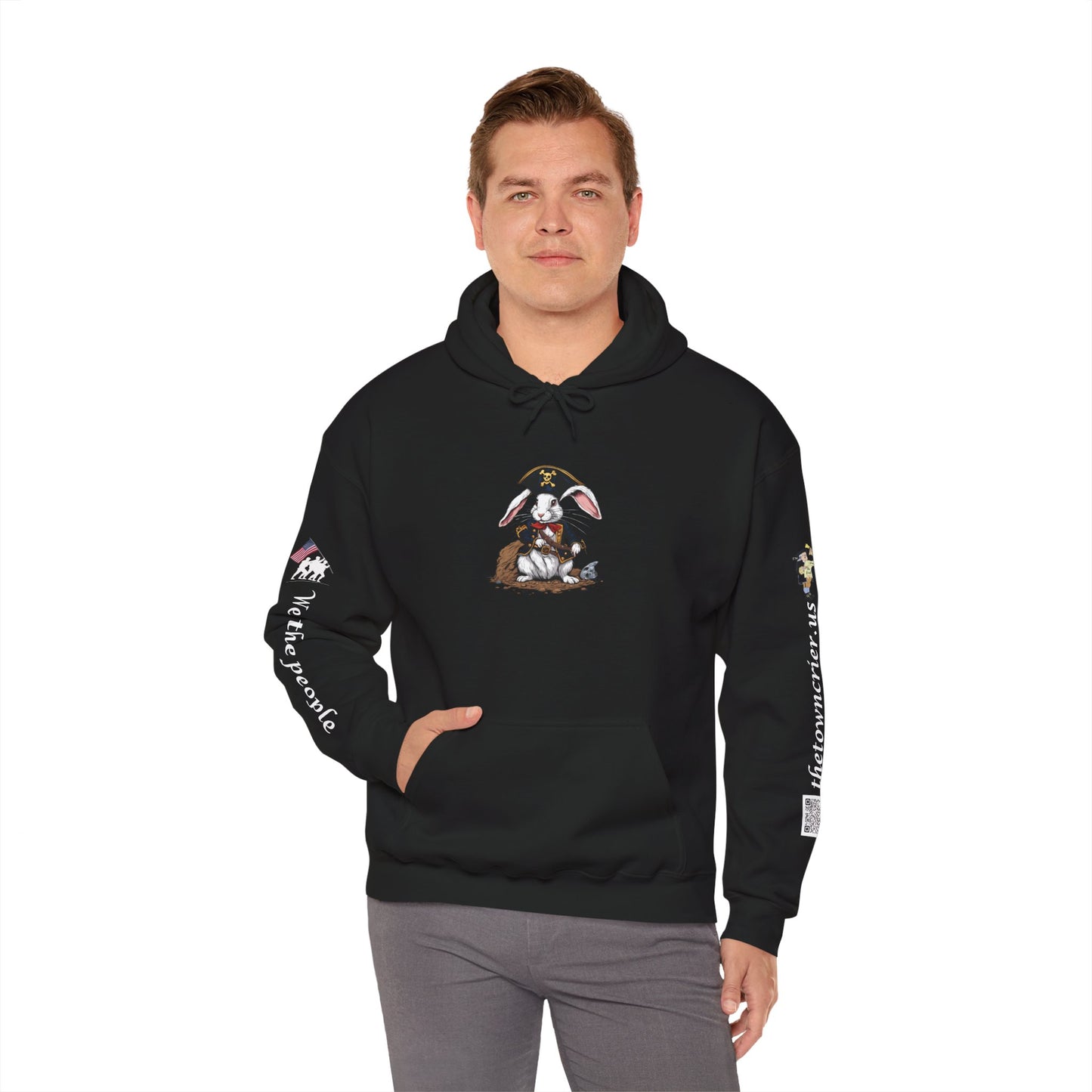 Pirate Bunny Unisex Heavy Blend™ Hooded Sweatshirt
