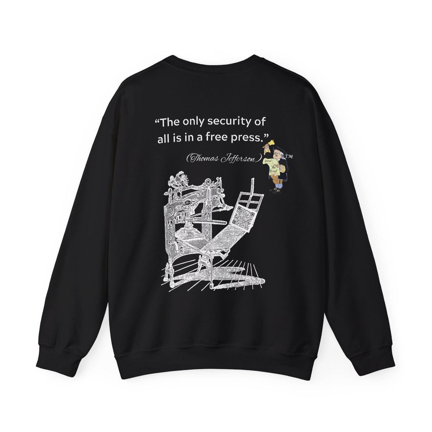 Freedom of a free press. Unisex Heavy Blend™ Crewneck Sweatshirt