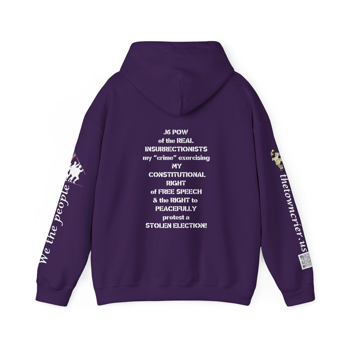 J6 POW Unisex Heavy Blend™ Hooded Sweatshirt