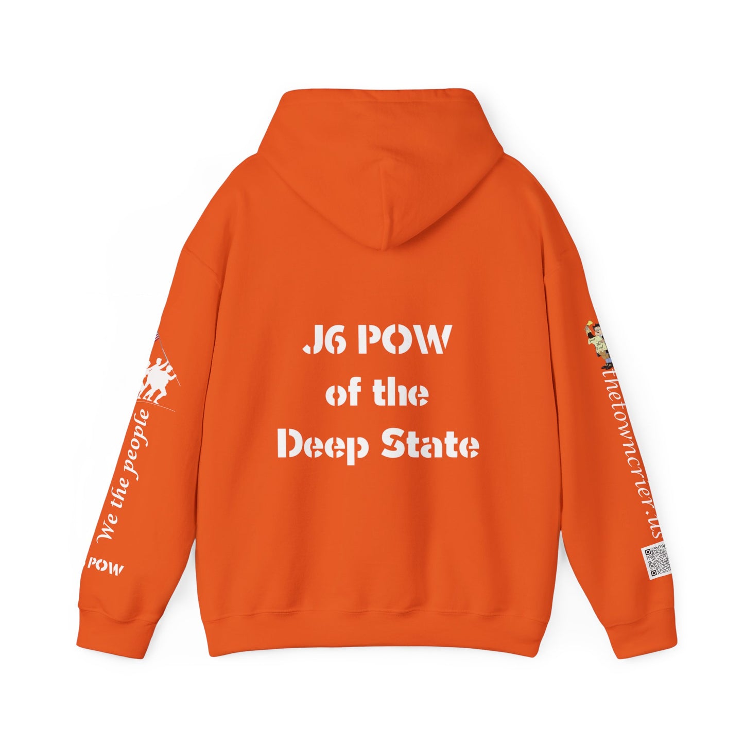 J6 POW of the Deep State! Unisex Heavy Blend™ Hooded Sweatshirt
