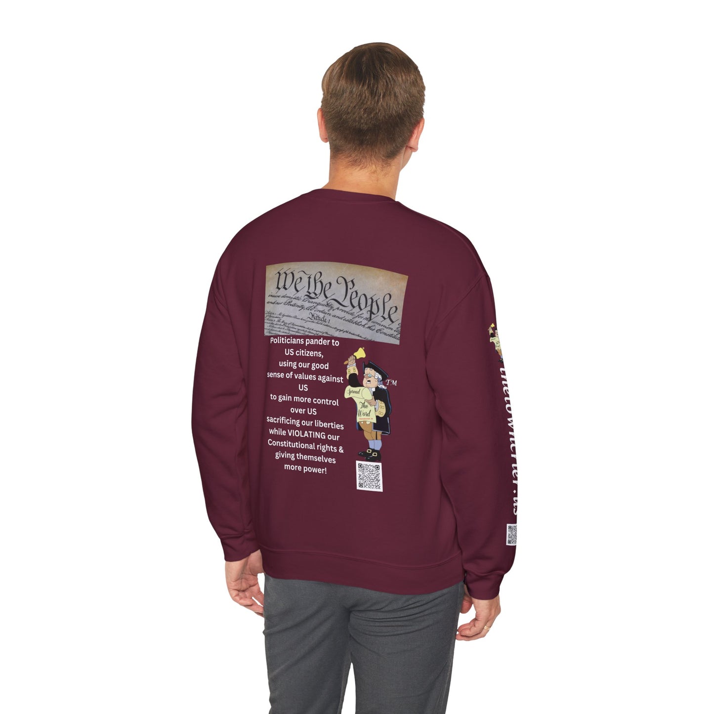 Politician pandering! Unisex Heavy Blend™ Crewneck Sweatshirt