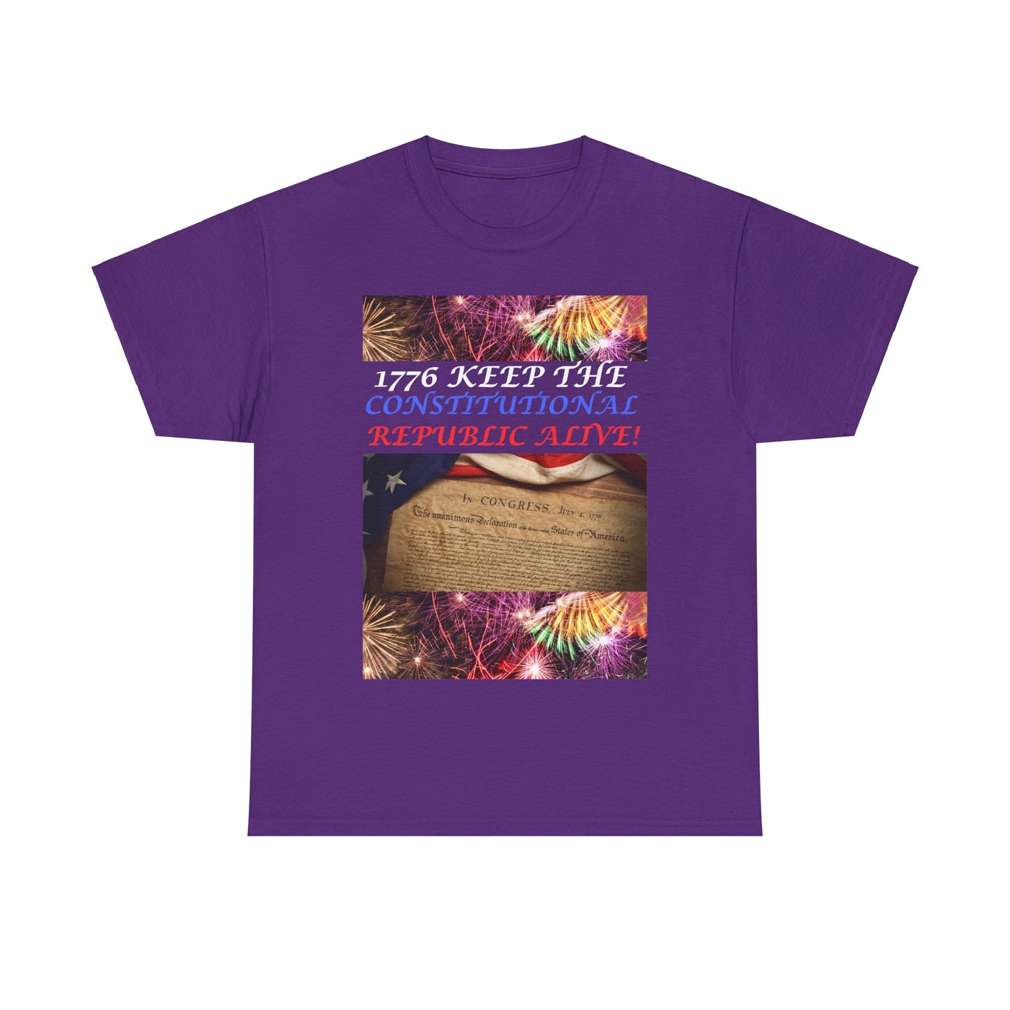 4th of July All Year Long! Unisex Heavy Cotton Tee