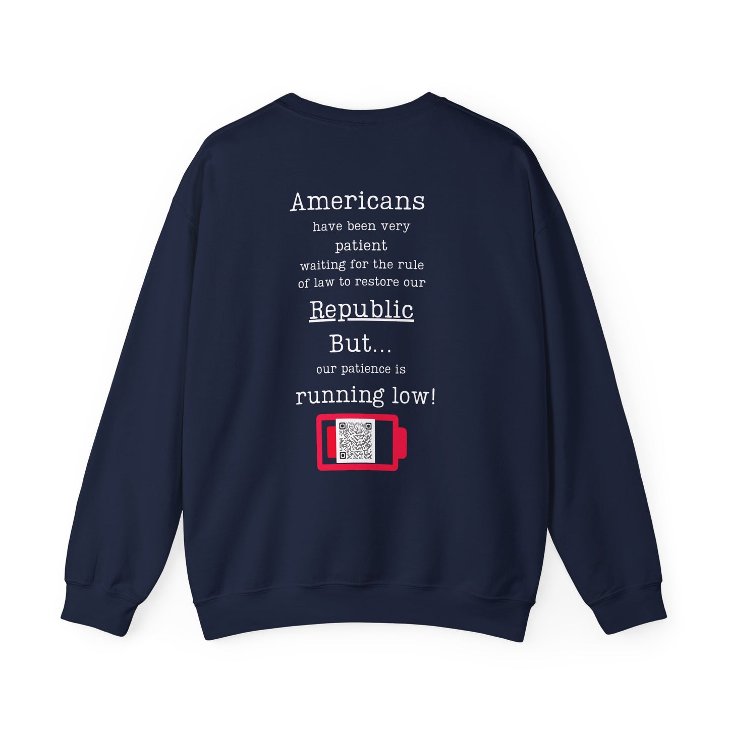 Patience is running low! Unisex Heavy Blend™ Crewneck Sweatshirt